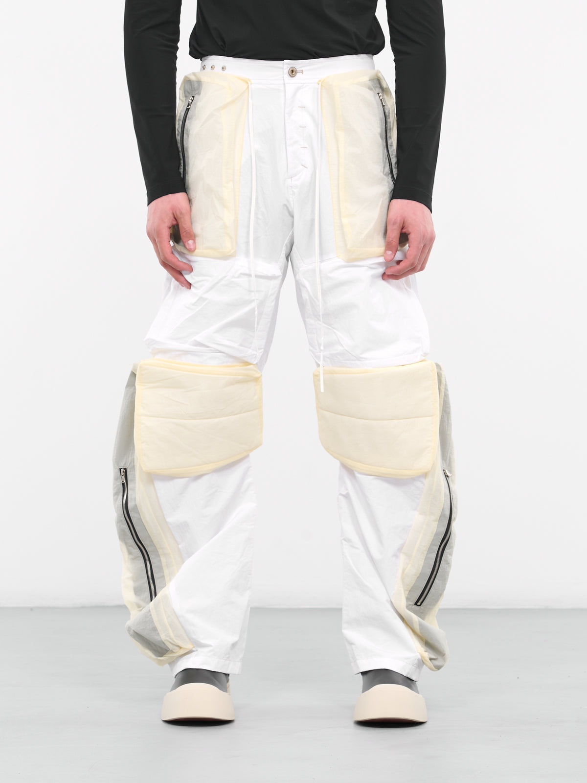 Crustacean Wide Trousers (CA03MB3WH-WHITE)
