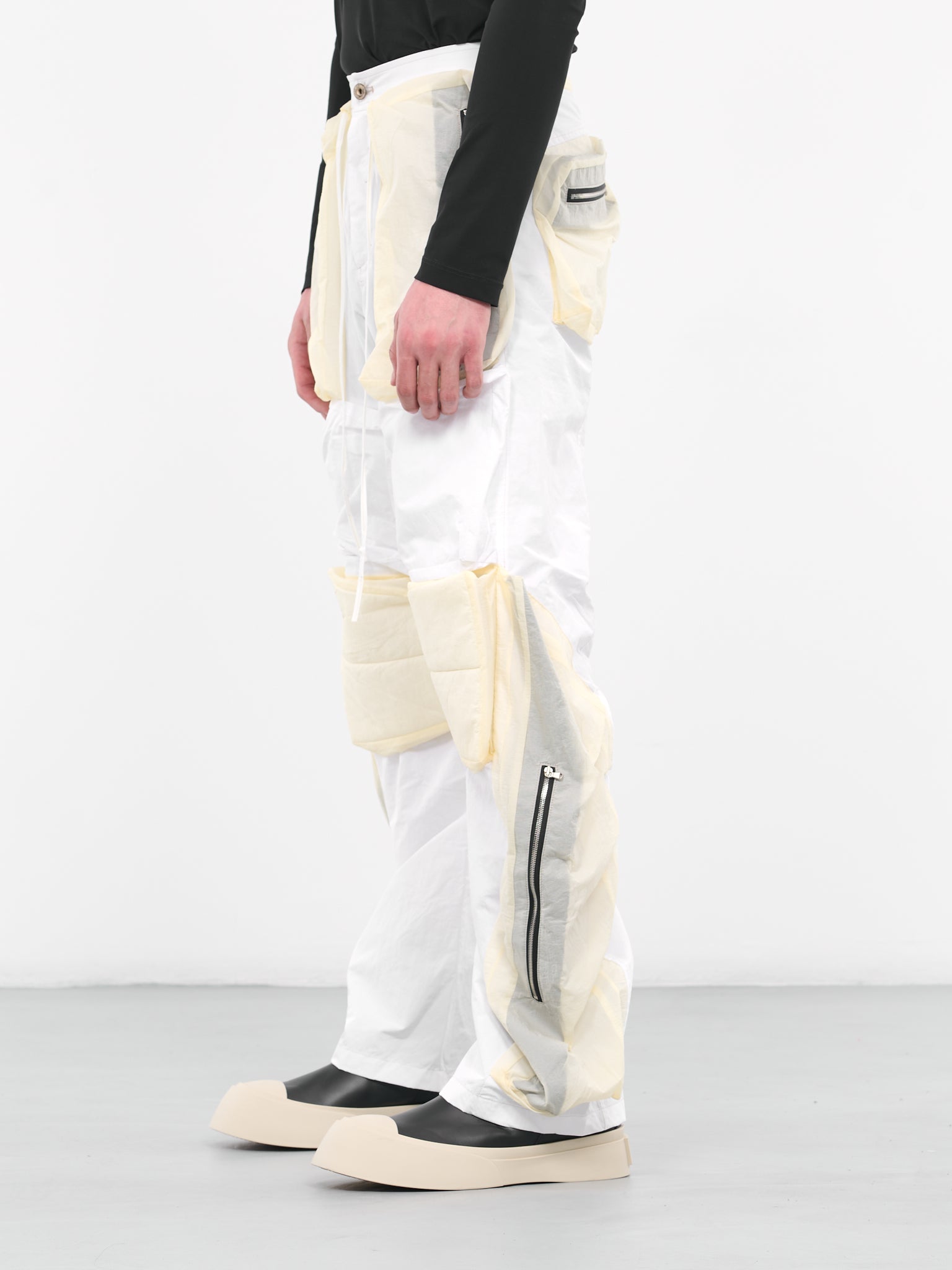 Crustacean Wide Trousers (CA03MB3WH-WHITE)