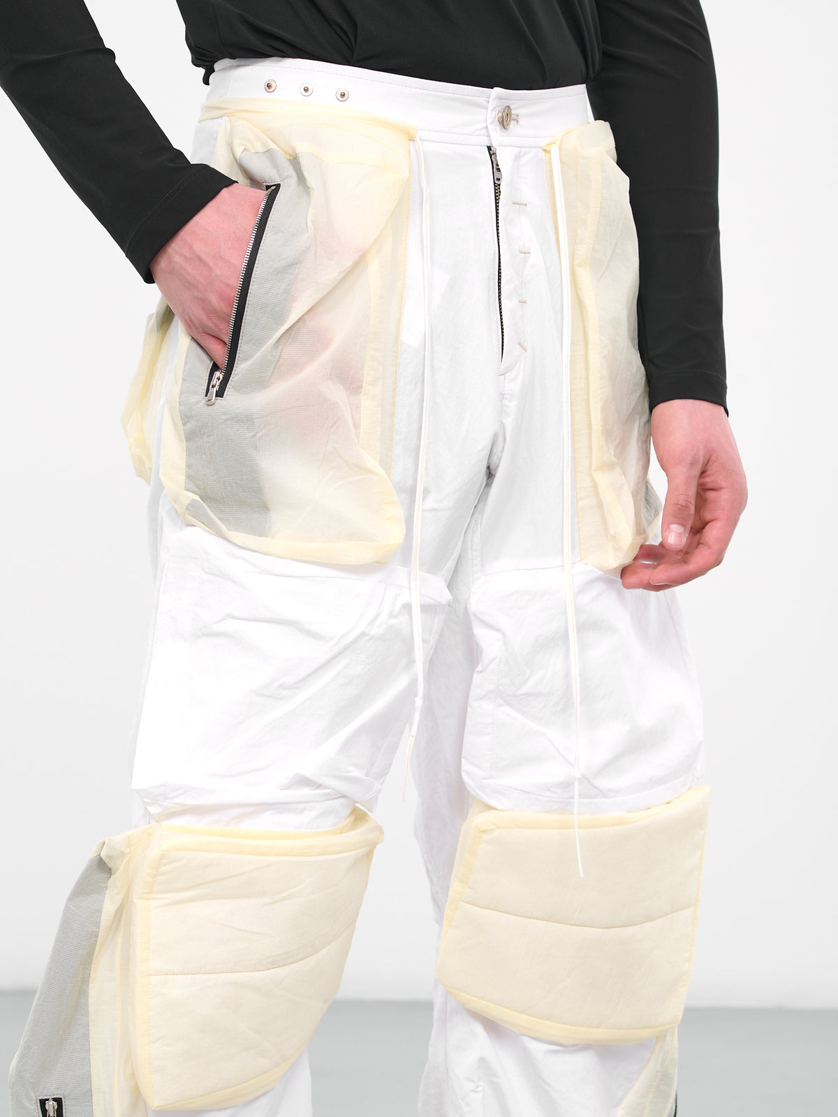 Crustacean Wide Trousers (CA03MB3WH-WHITE)