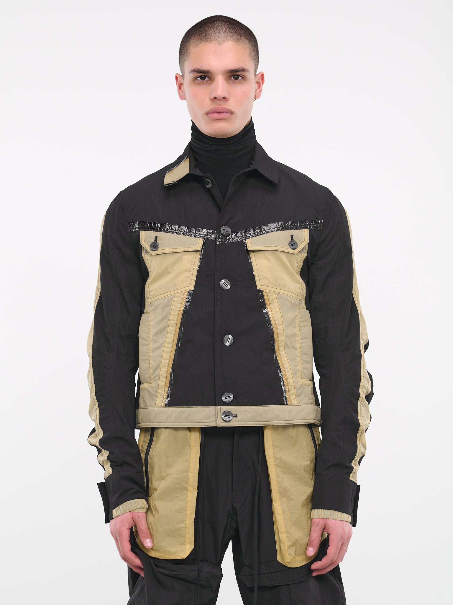 Crustacean Trucker Jacket (CA04CTJ4BK-BLACK)