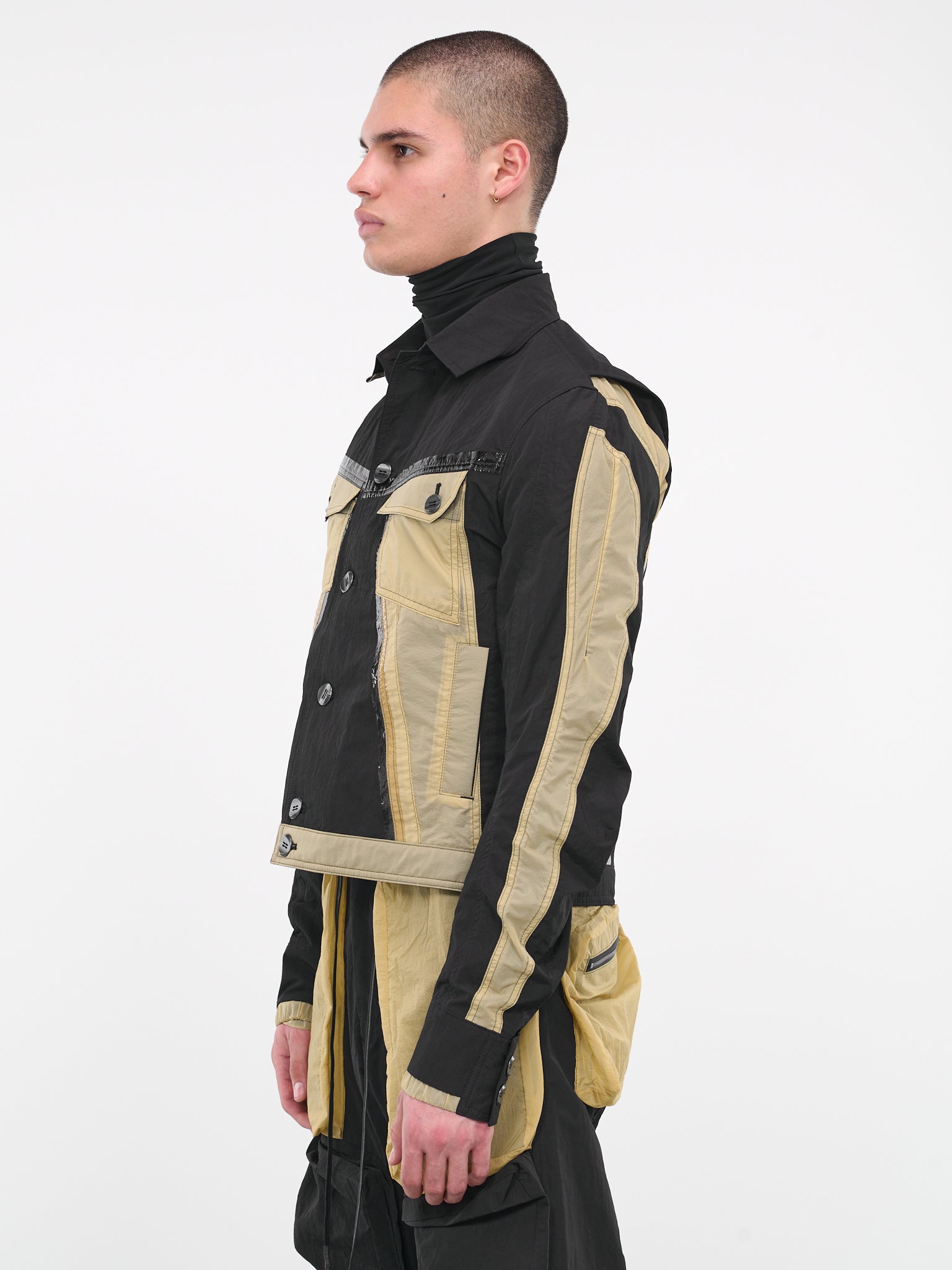 Crustacean Trucker Jacket (CA04CTJ4BK-BLACK)