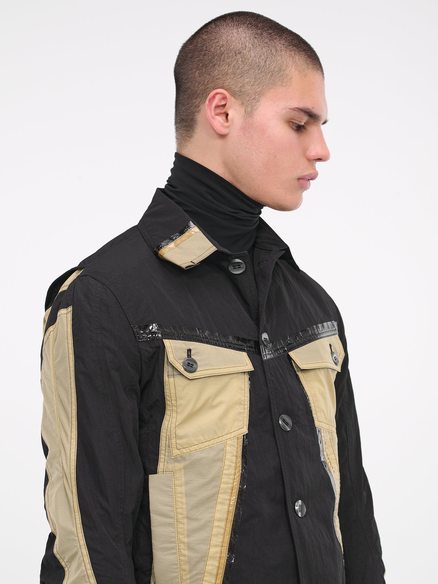 Crustacean Trucker Jacket (CA04CTJ4BK-BLACK)
