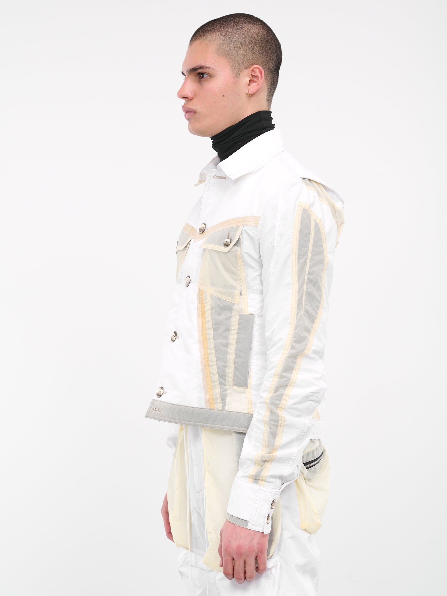 Crustacean Trucker Jacket (CA04CTJ4WH-WHITE)