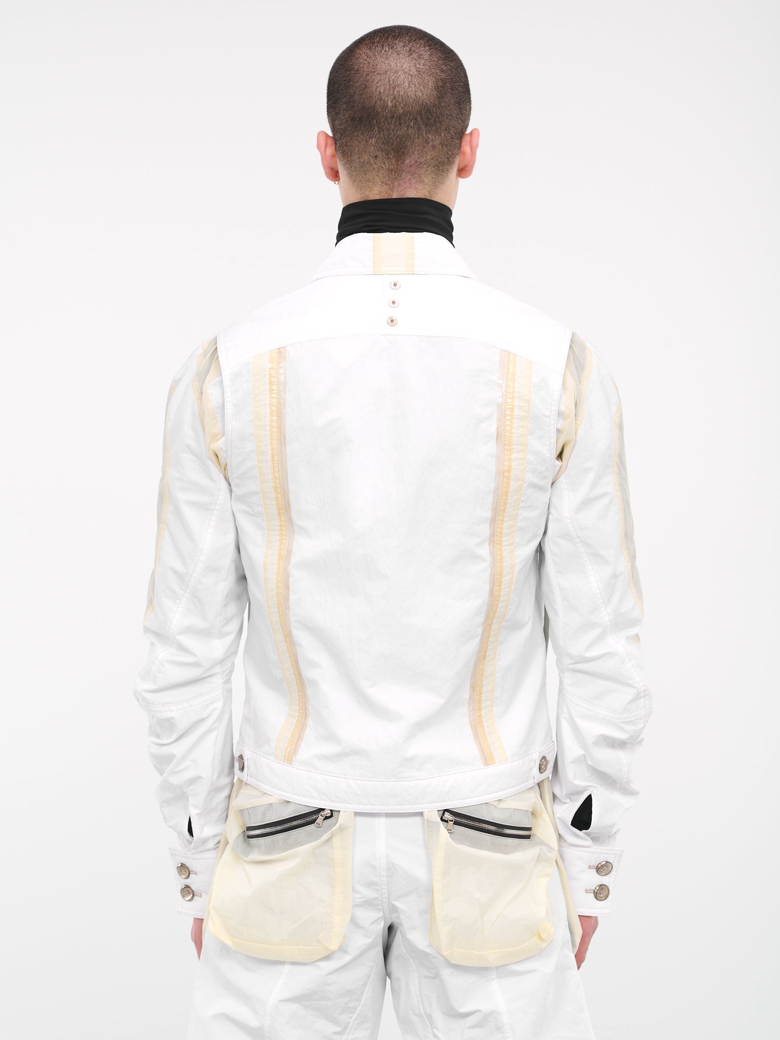 Crustacean Trucker Jacket (CA04CTJ4WH-WHITE)