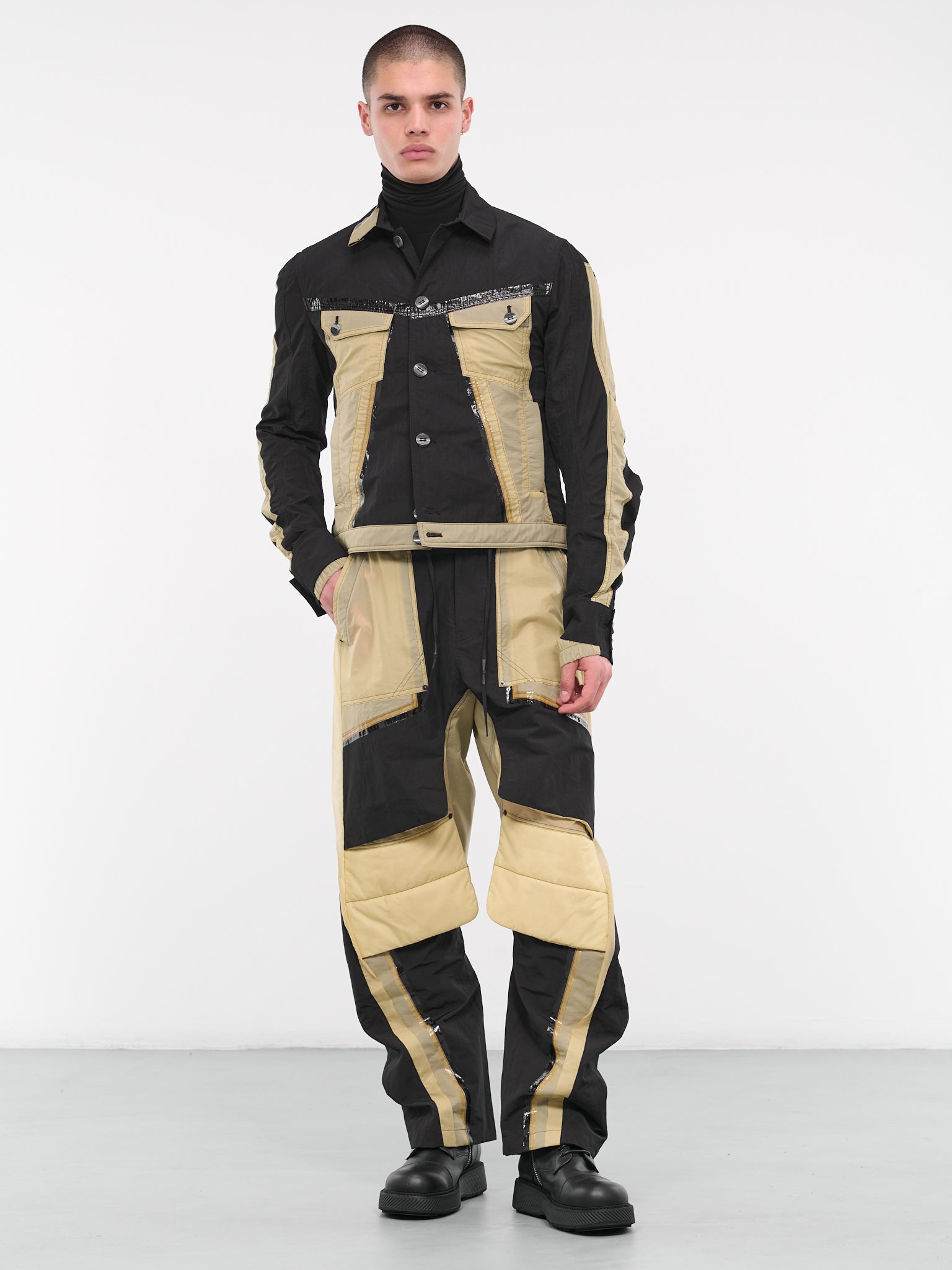 Crustacean Trousers (CA04MBP7BK-BLACK)