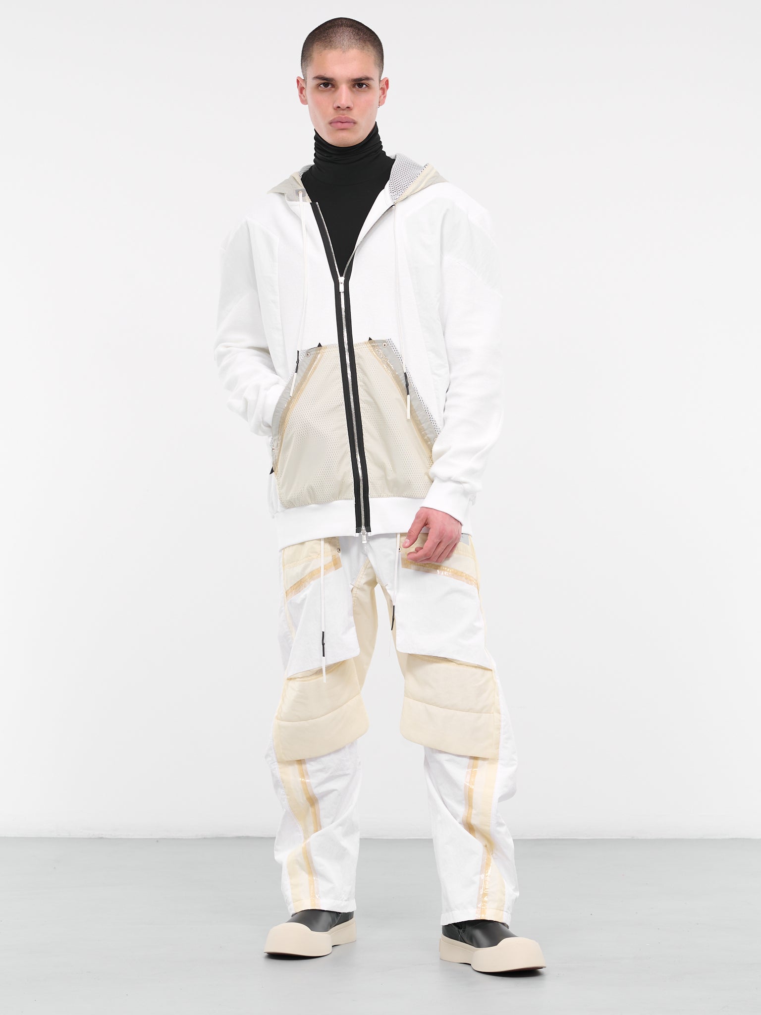 Crustacean Hoodie (CA04ZHJ7WH-WHITE)