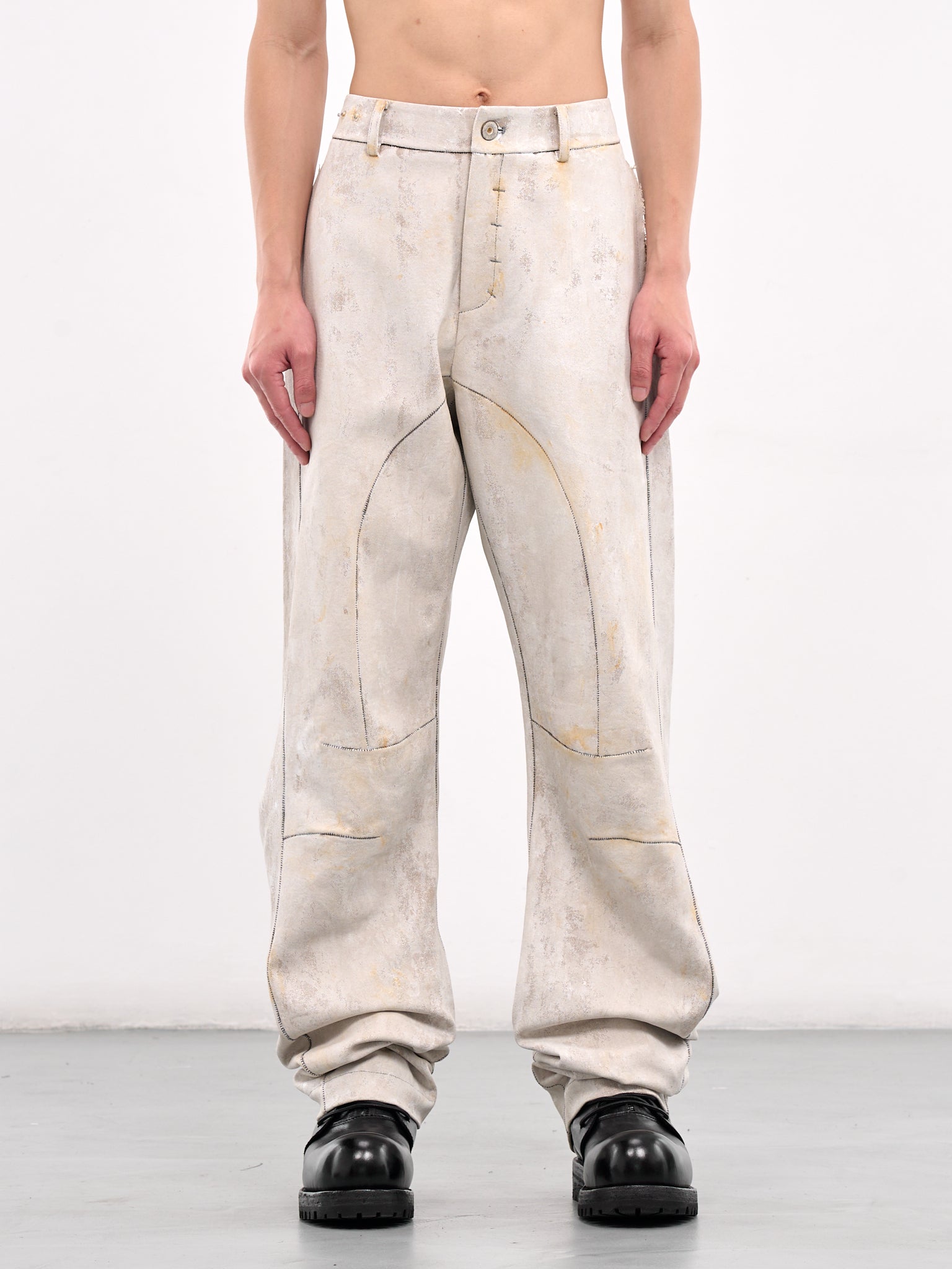 Coated Trousers (CA07HCHB8RW-RUSTY-WHITE)