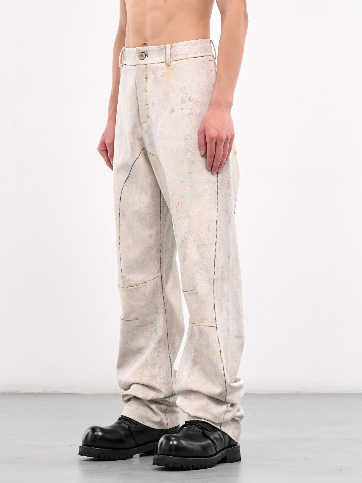Coated Trousers (CA07HCHB8RW-RUSTY-WHITE)