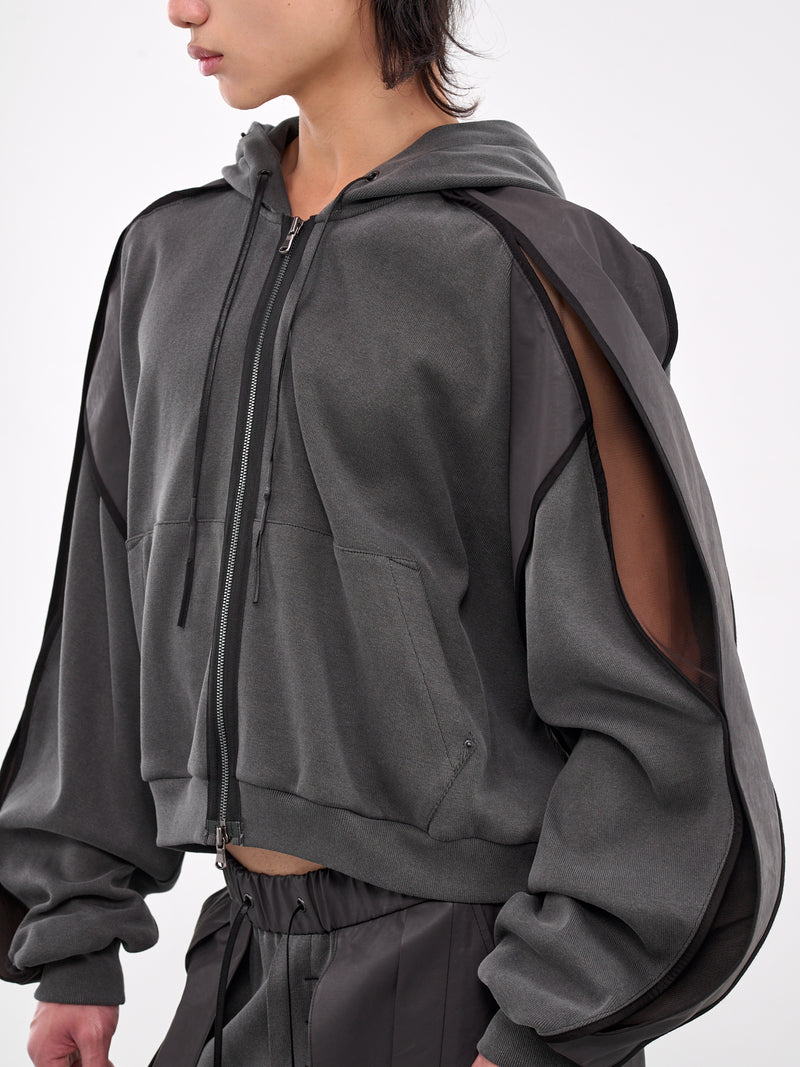 Layered Zip Hoodie (CA07HCJ4CC-CHARCOAL)