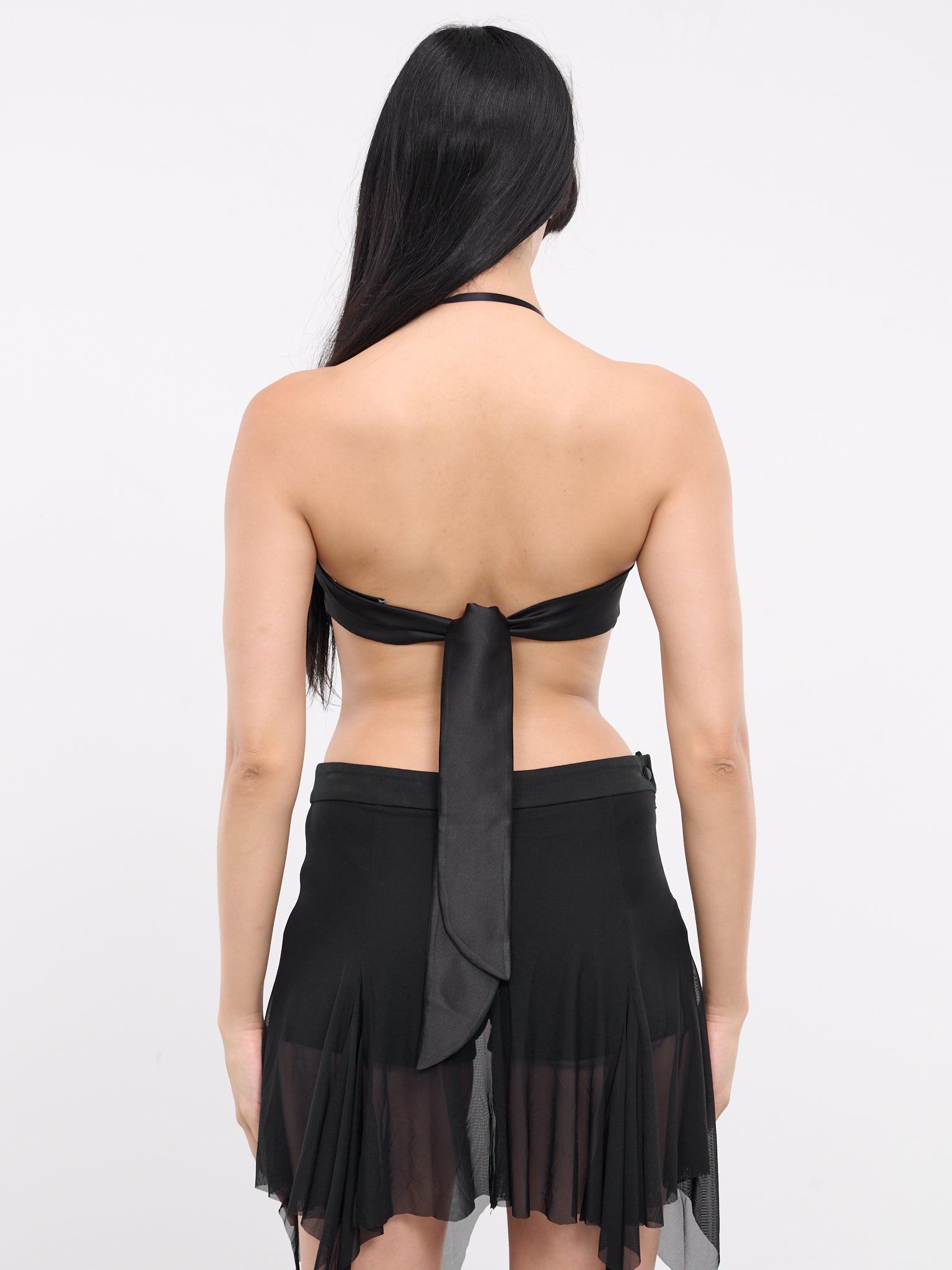 Draped Chain Top (CAM--01BK-BLACK)