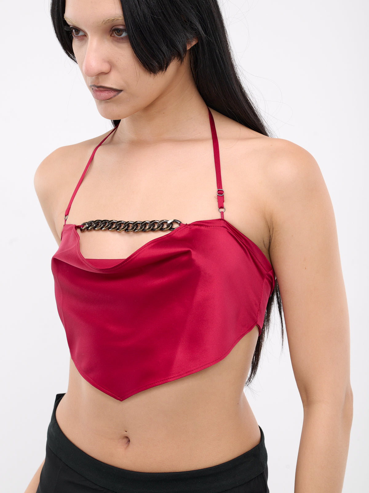 Draped Chain Top (CAM-01RE-RED)
