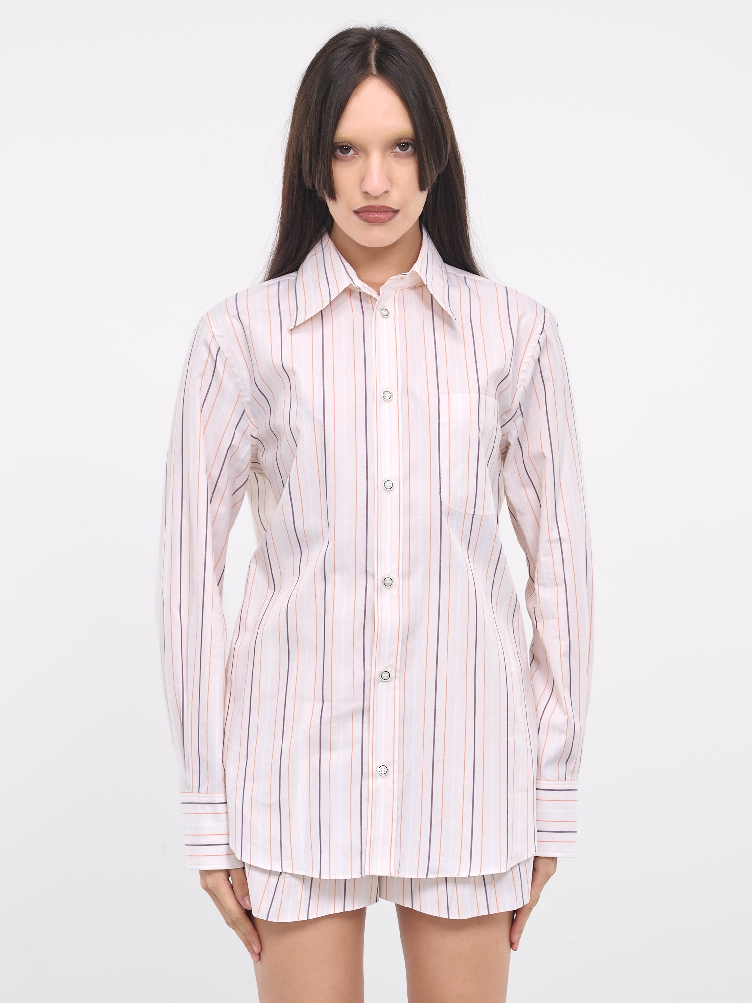 Striped Shirt (CAMA0103S4-UTC313-IVORY)