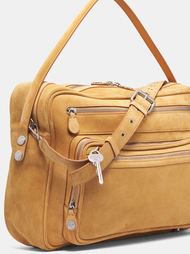 Beige Camero Camere Suede Bag (CAMERO-CAMERA-SUEDE-SESAME-BEI)