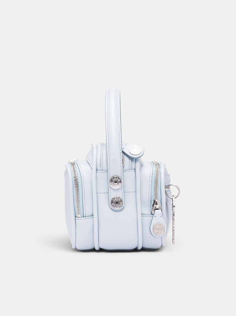 Blue Leather Camero Party Bag (CAMERO-KIT-V-DUSTY-BLUE)