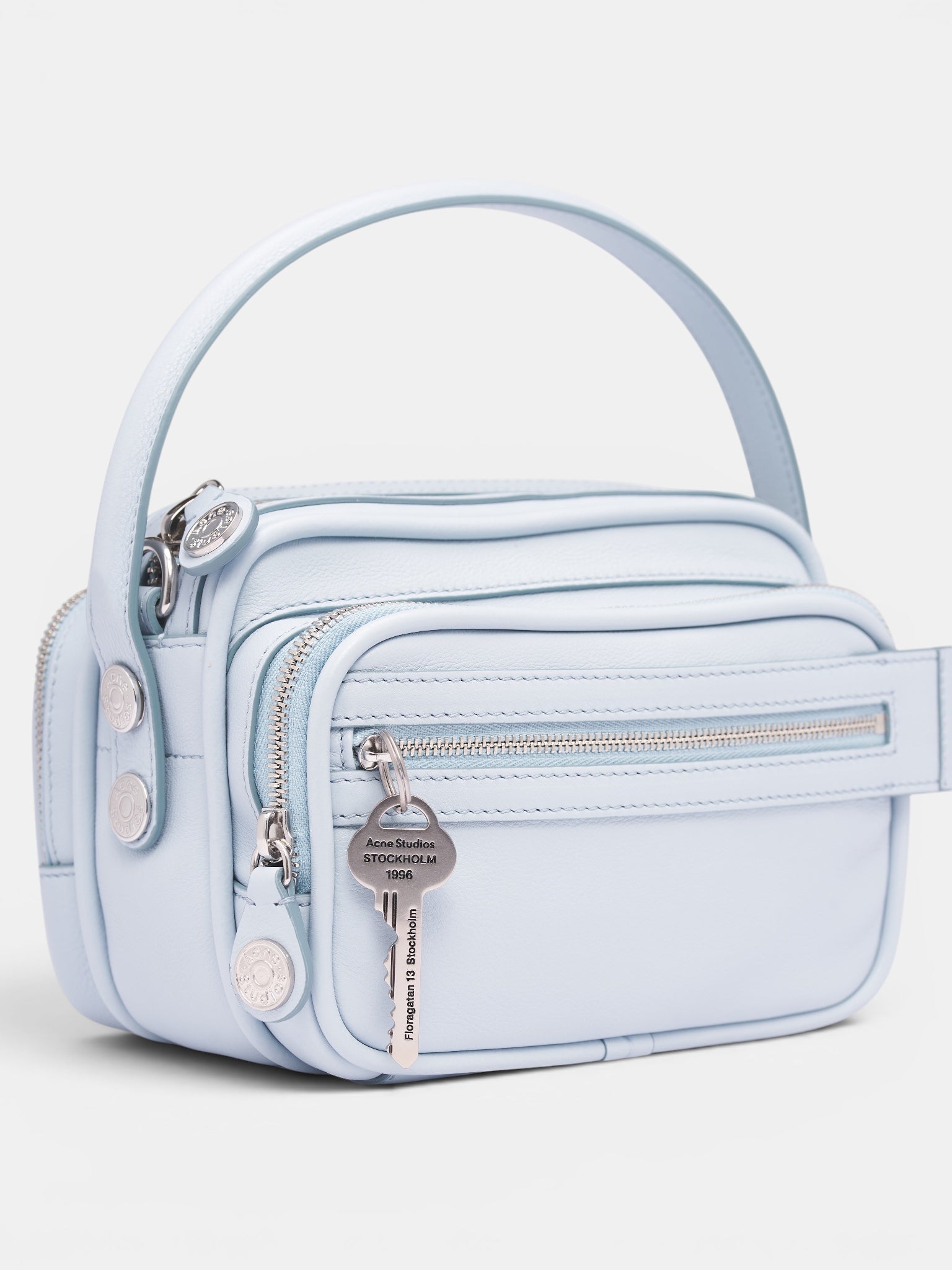 Blue Leather Camero Party Bag (CAMERO-KIT-V-DUSTY-BLUE)