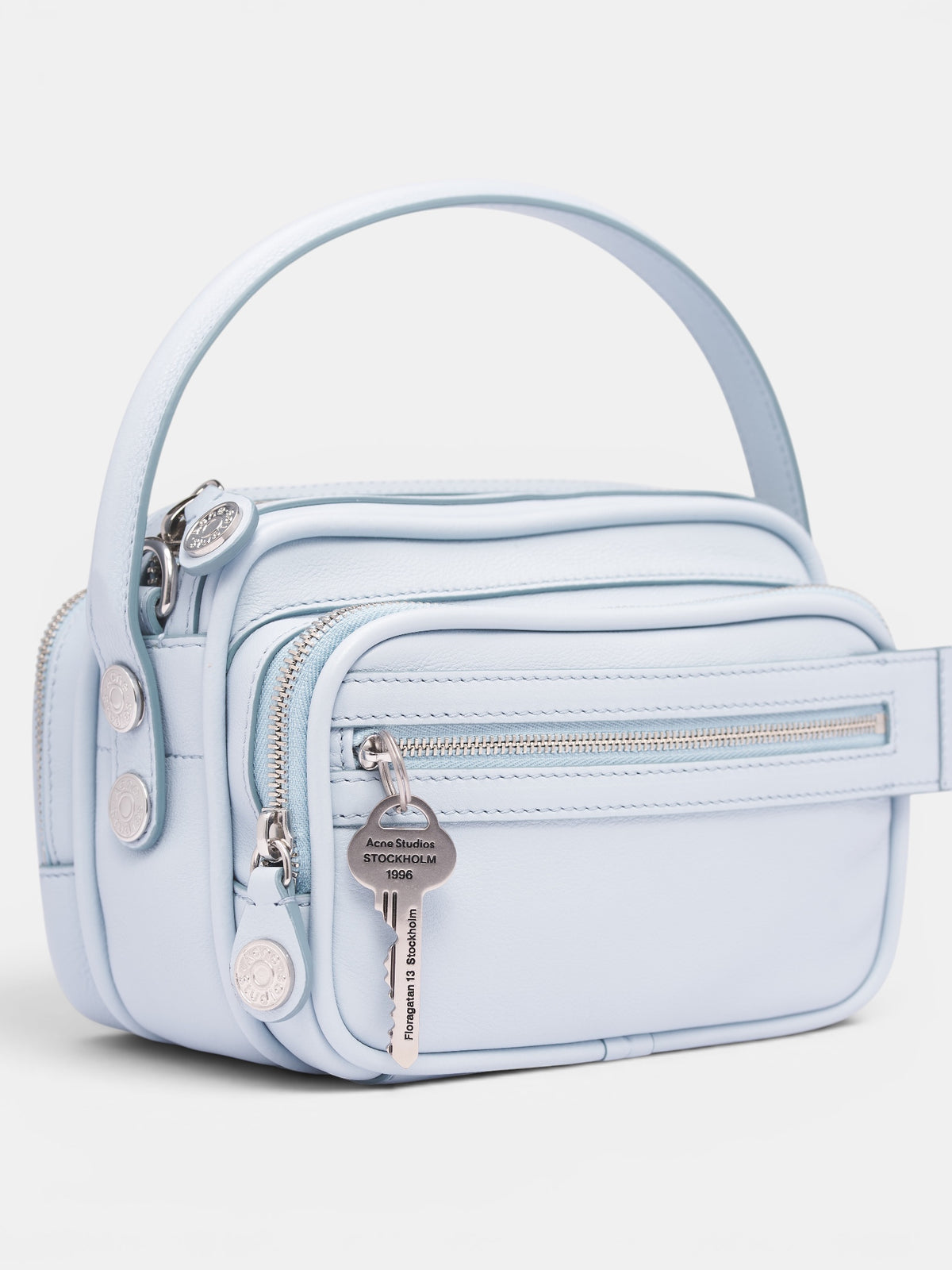 Blue Leather Camero Party Bag (CAMERO-KIT-V-DUSTY-BLUE)