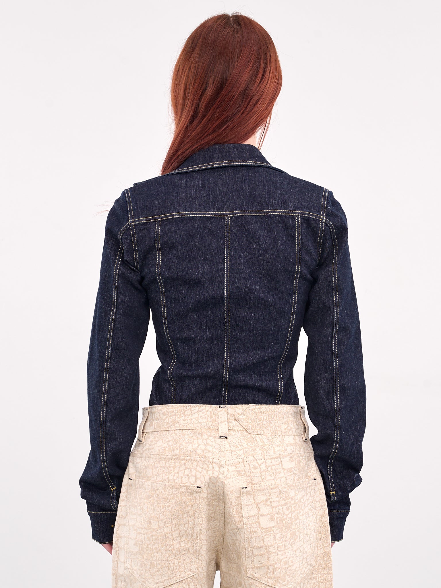 Camila Denim Bodysuit (CAMILA-INDIGO)