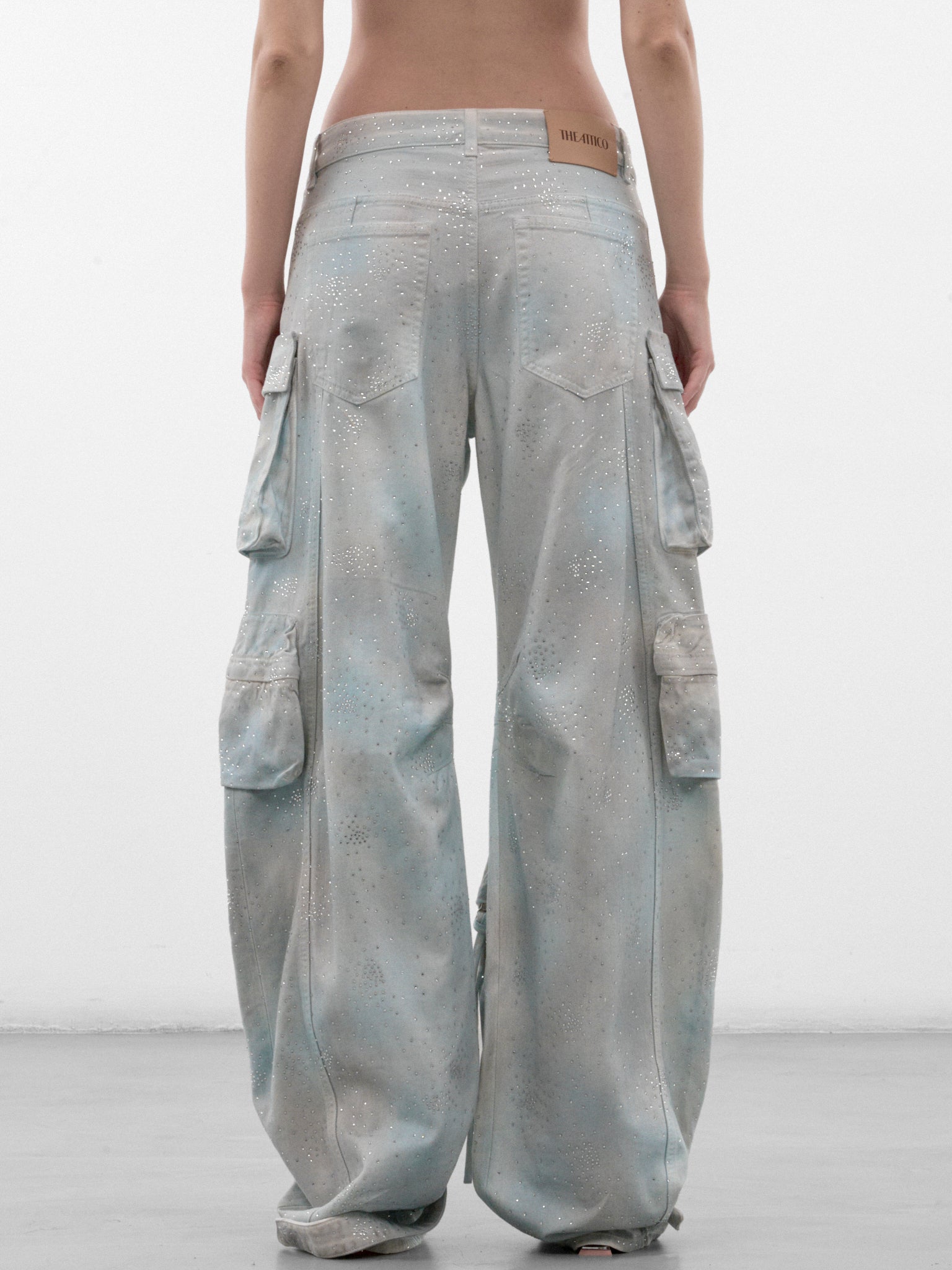 Gray Cotton Cargo Pants (CAPWCP00084-GREY)