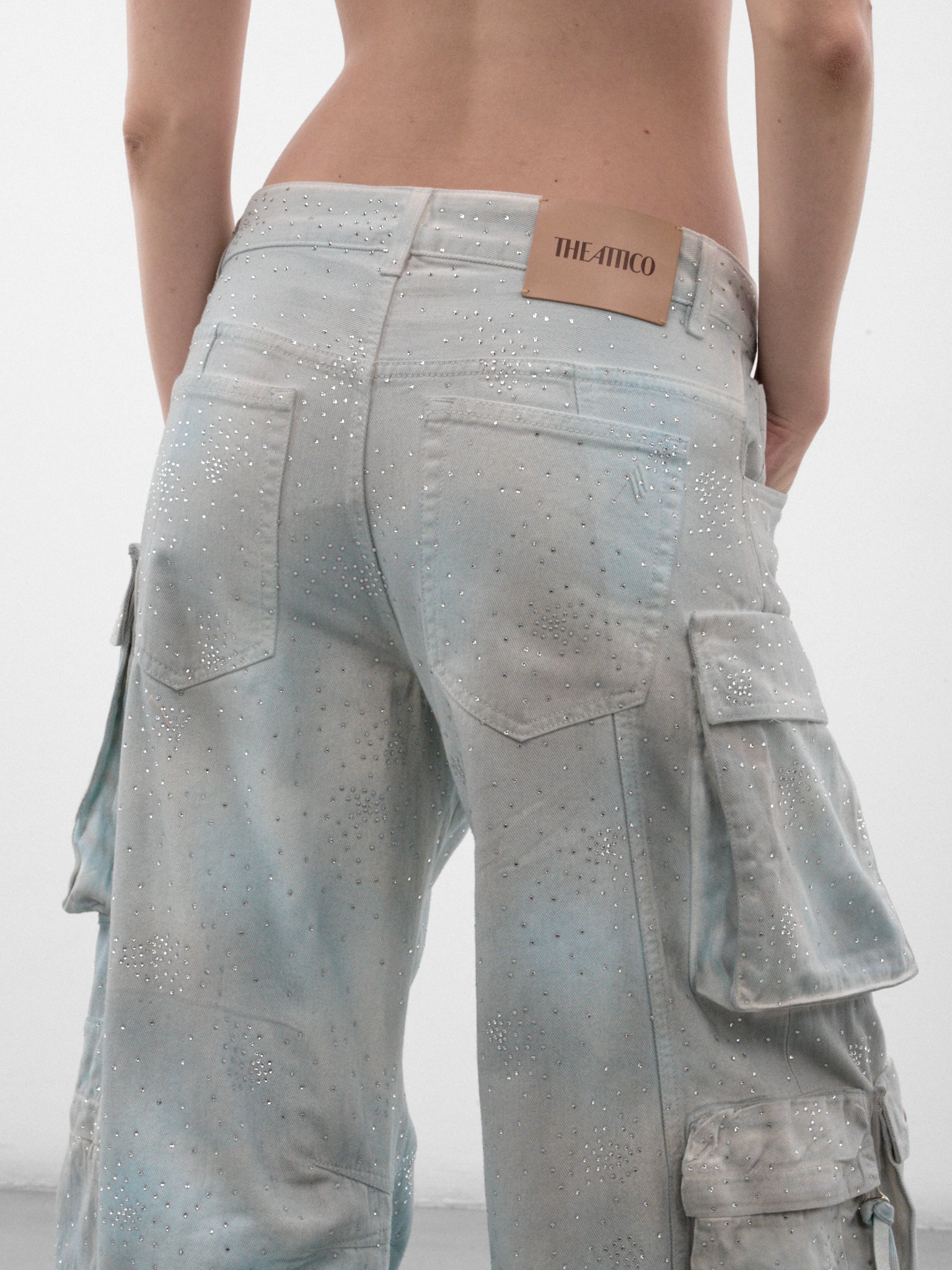 Gray Cotton Cargo Pants (CAPWCP00084-GREY)