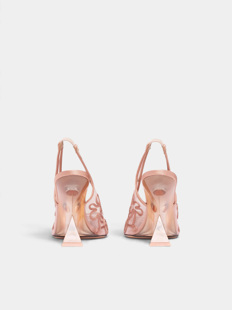 Pink Cheope Slingback Heels (CAPWSH00779-PALE-PINK)