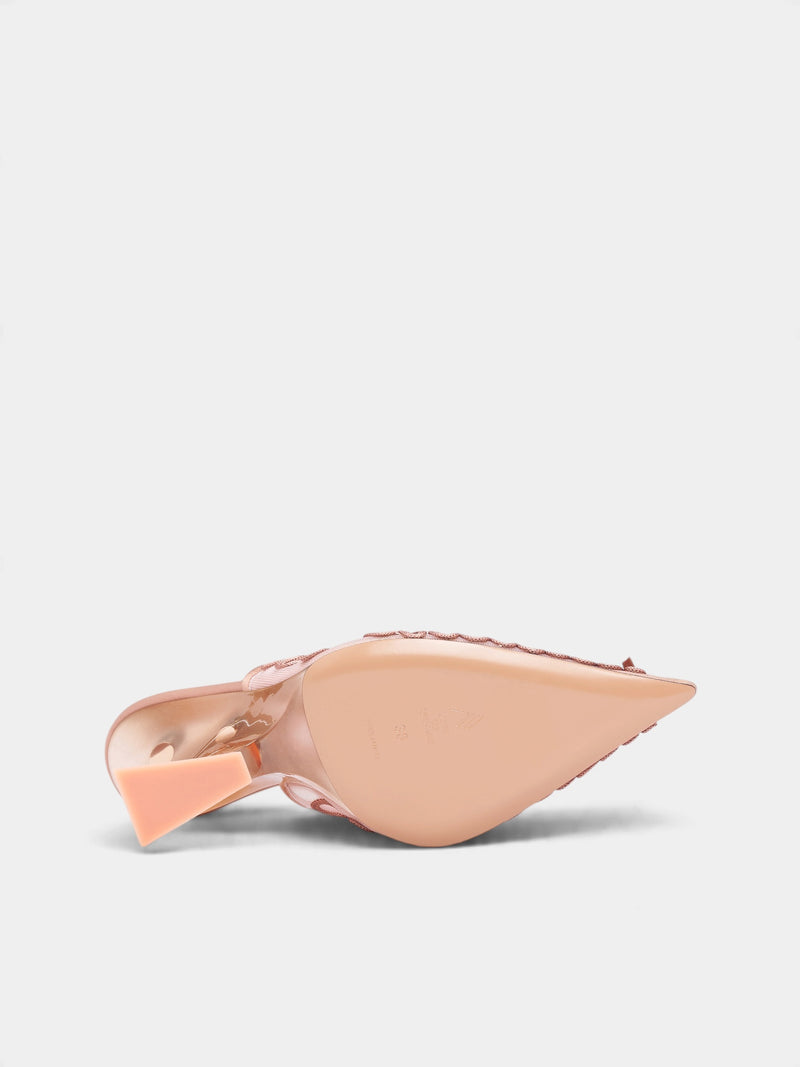 Pink Cheope Slingback Heels (CAPWSH00779-PALE-PINK)