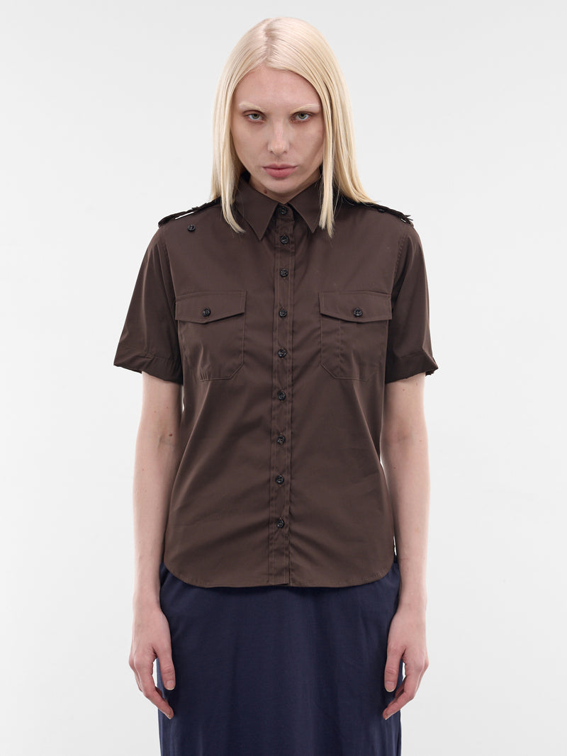 JULIE KEGELS Military Shirt | H.Lorenzo - front
