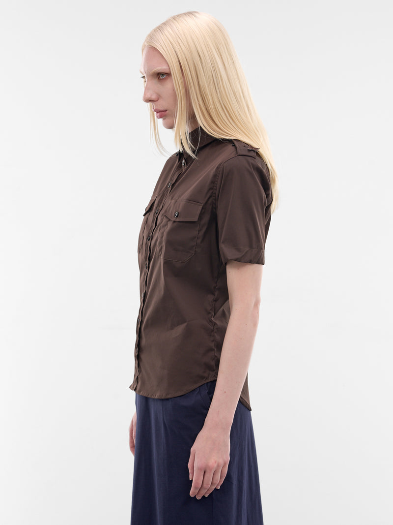 JULIE KEGELS Military Shirt | H.Lorenzo - side