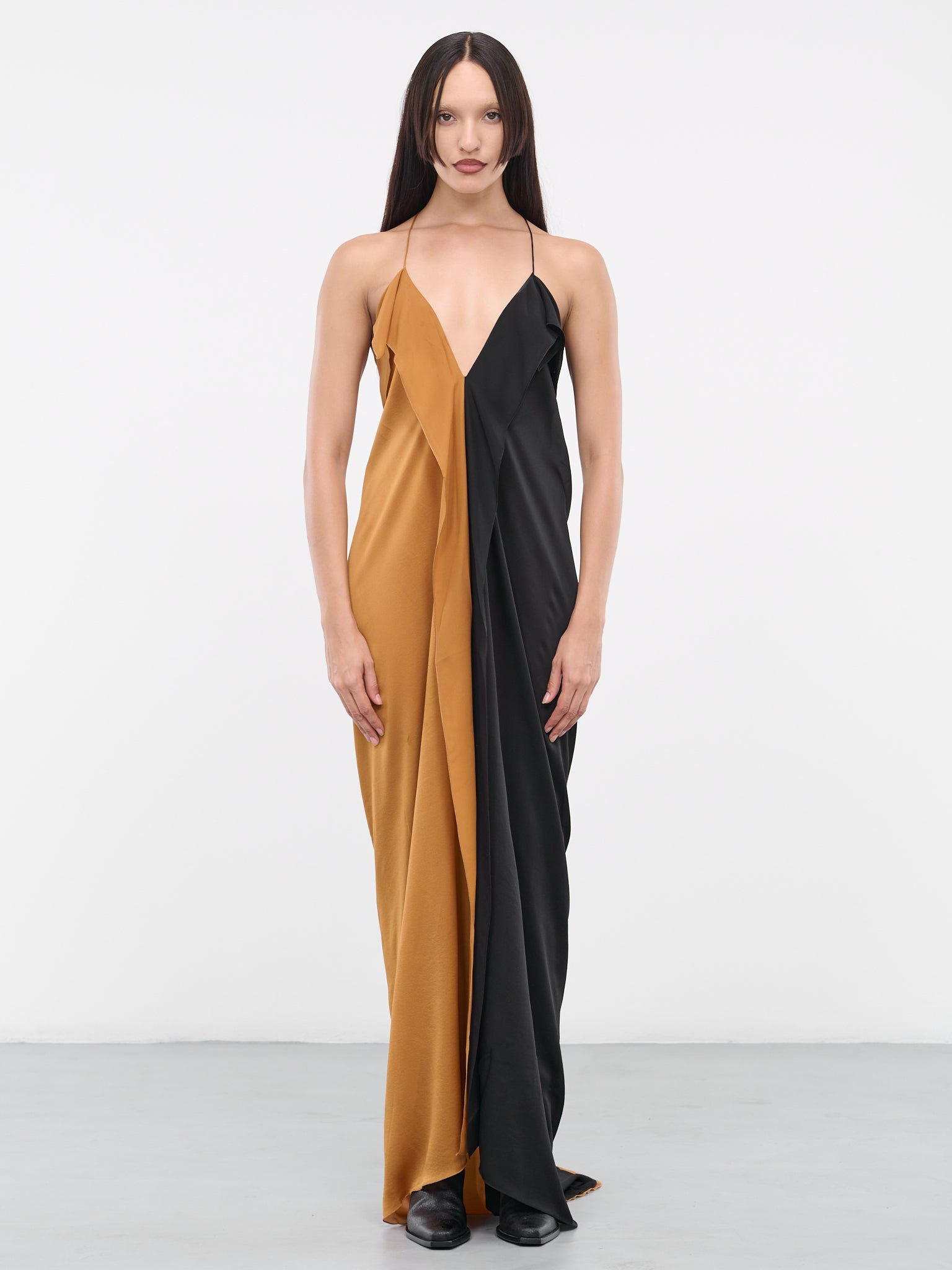 Casino Dress (CASINO-DRESS-BLACK-CARAMEL)