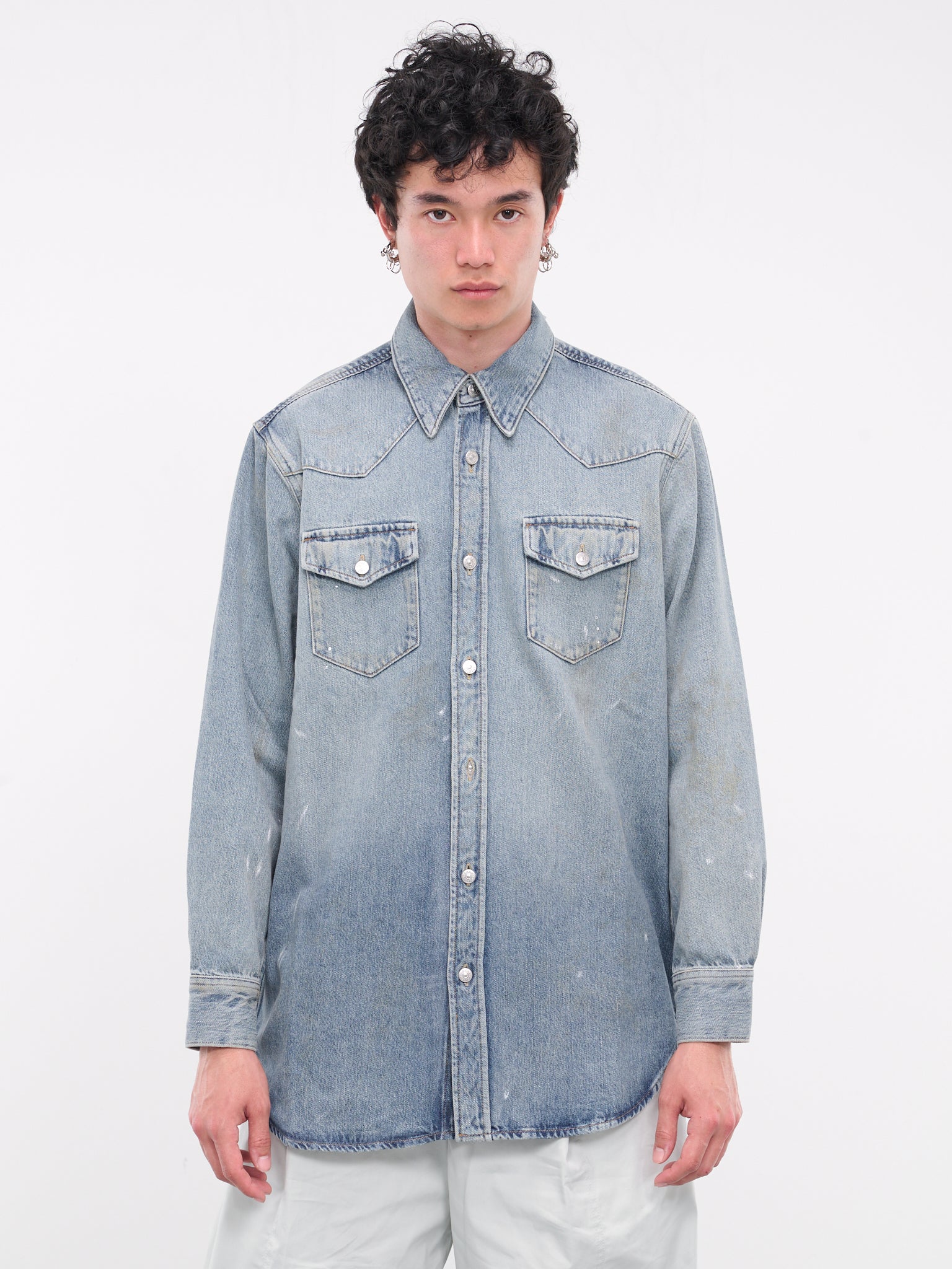 Denim Shirt (CB0070-LIGHT-BLUE)