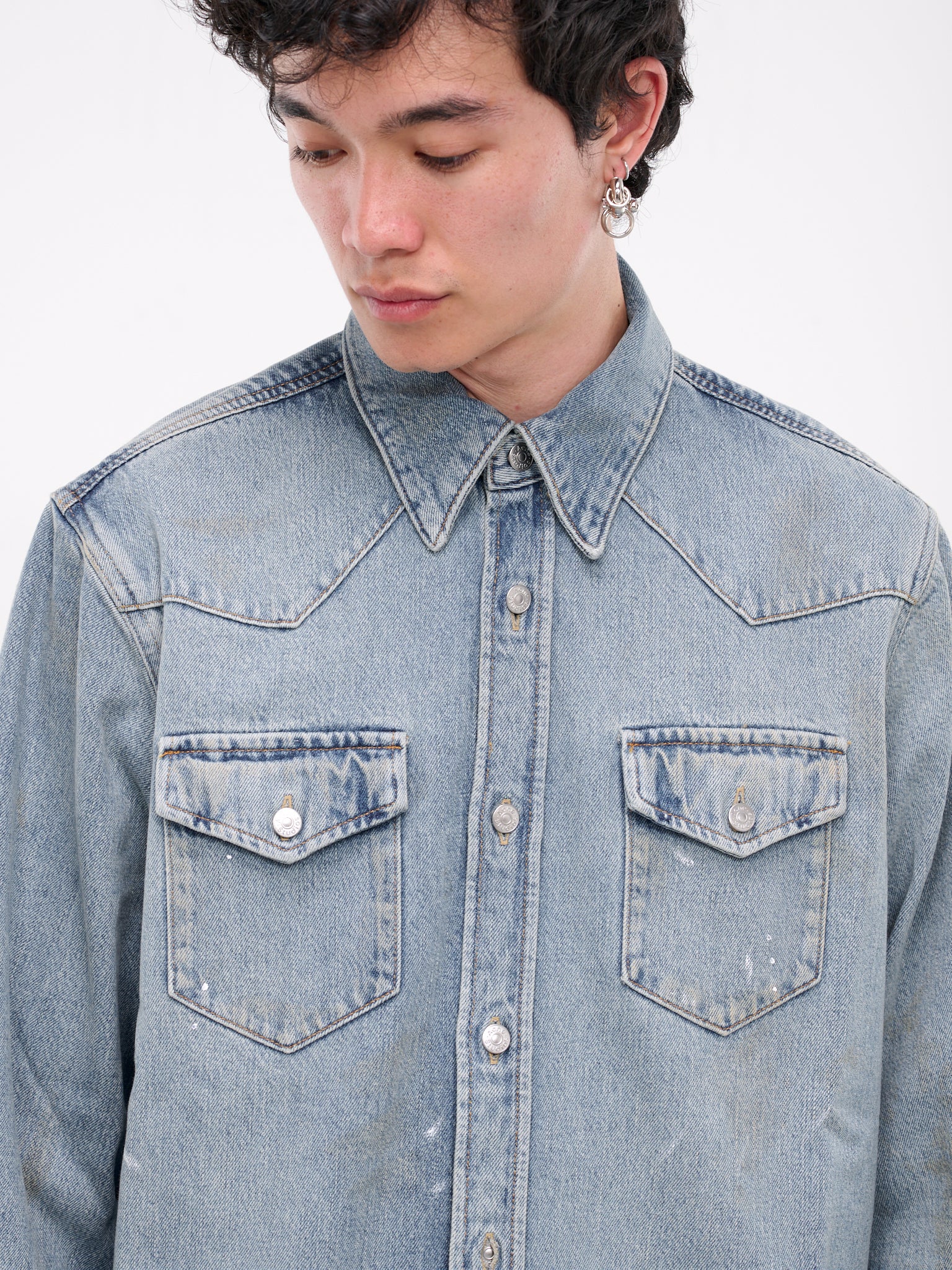 Denim Shirt (CB0070-LIGHT-BLUE)