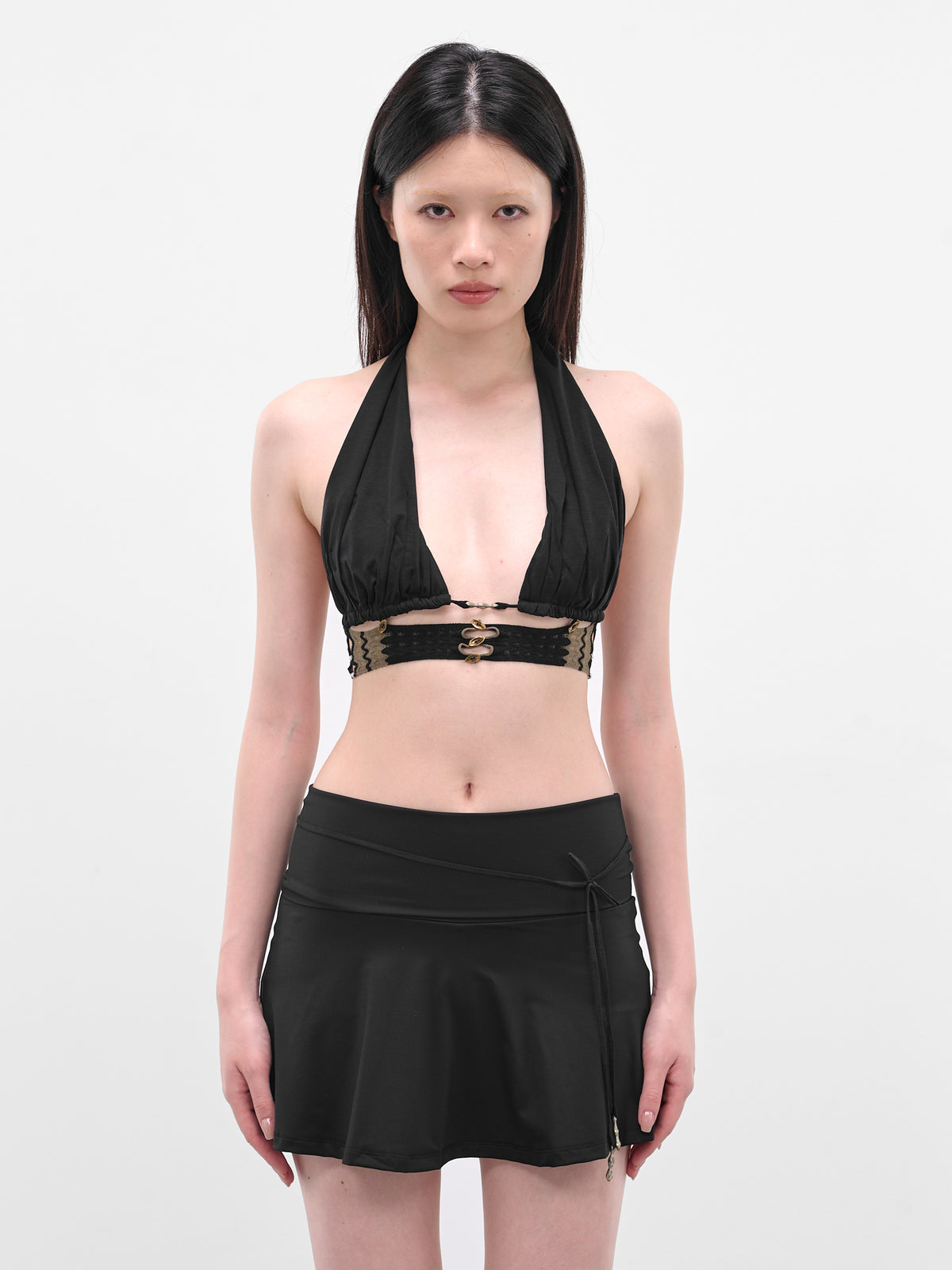 RUI Halterneck Combo Top | H.Lorenzo - front