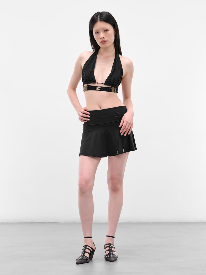 RUI Fold-Over Mini Skort | H.Lorenzo - styled