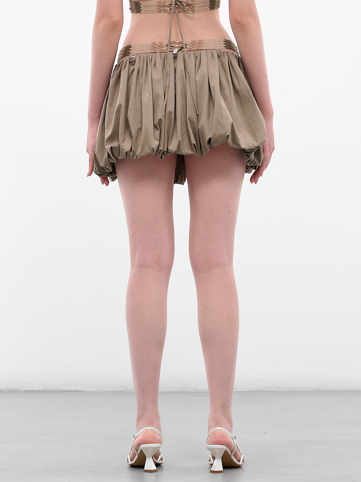 RUI Bubble Mini Skirt | H.Lorenzo - back