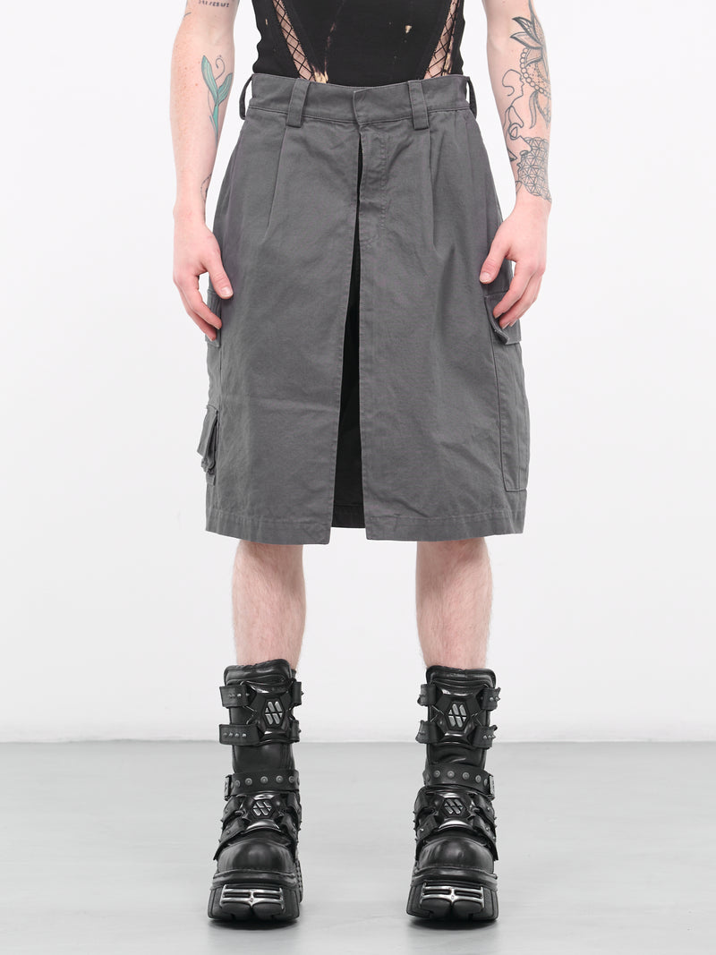 Wrap Cargo Shorts (CB027FAB0010700-SLATE-GREY)