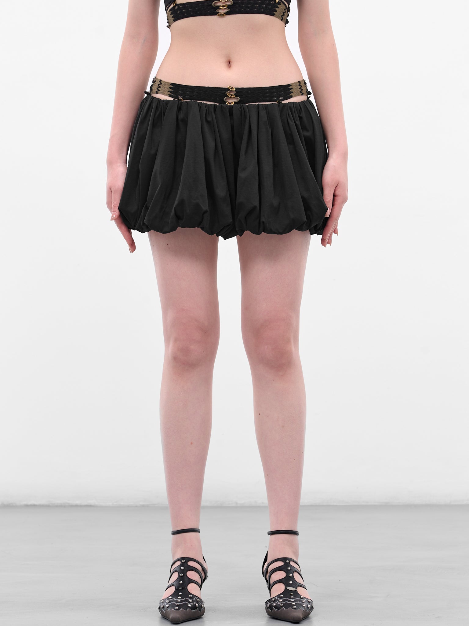 RUI Bubble Mini Skirt | H.Lorenzo - front