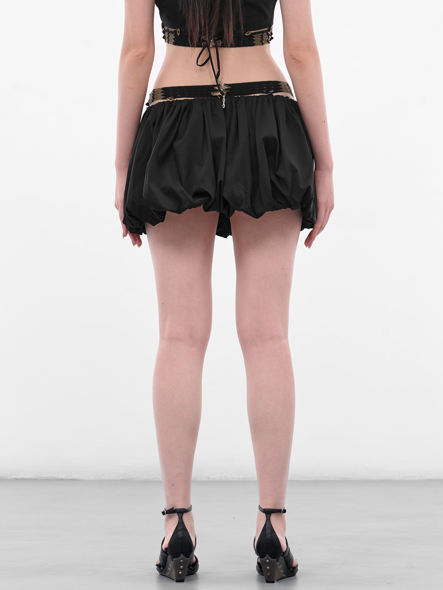RUI Bubble Mini Skirt | H.Lorenzo - back