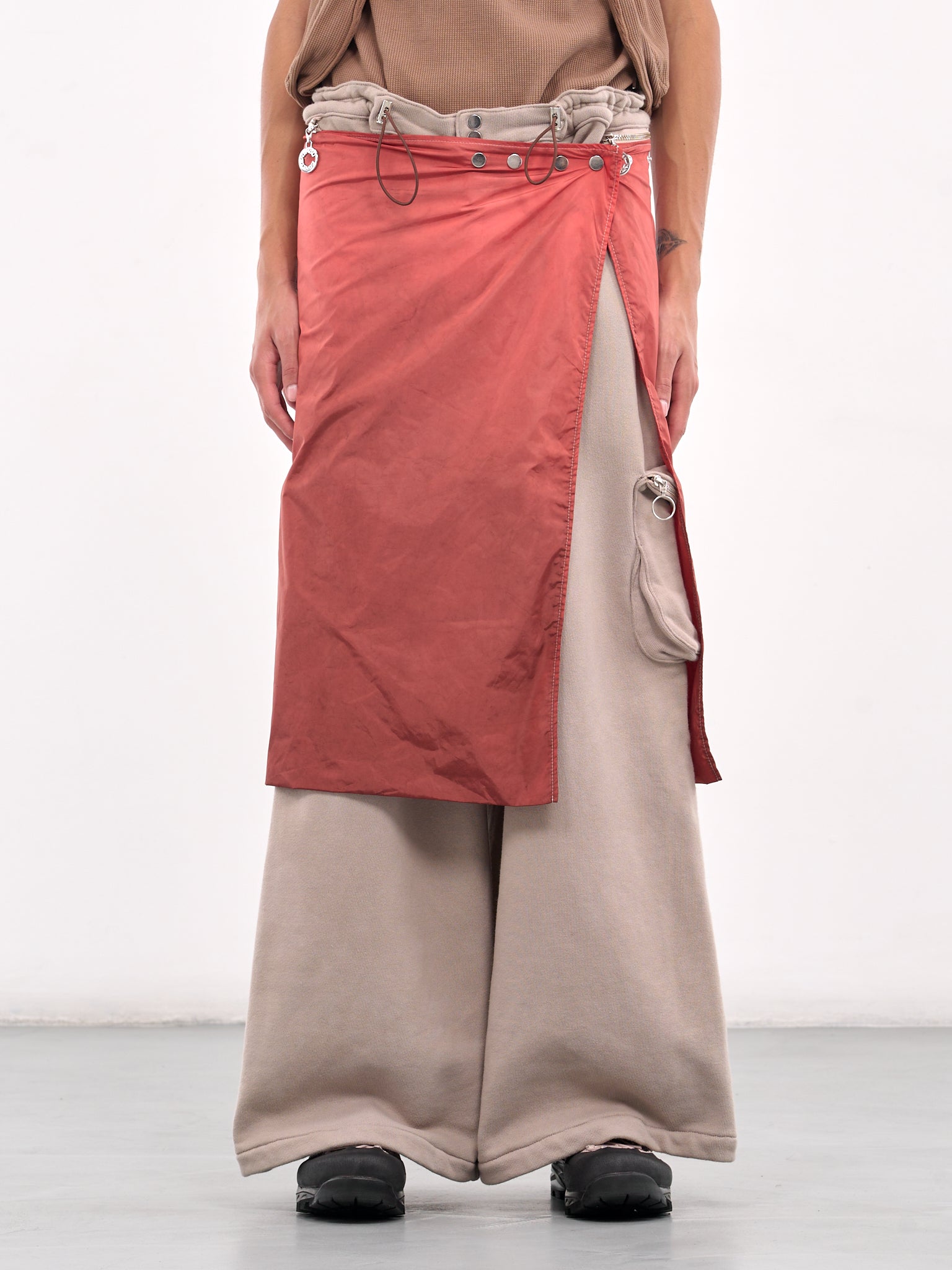 Layered Wrap Trousers (CCSR-TRS-JRSWRAP-GRAPHITE)