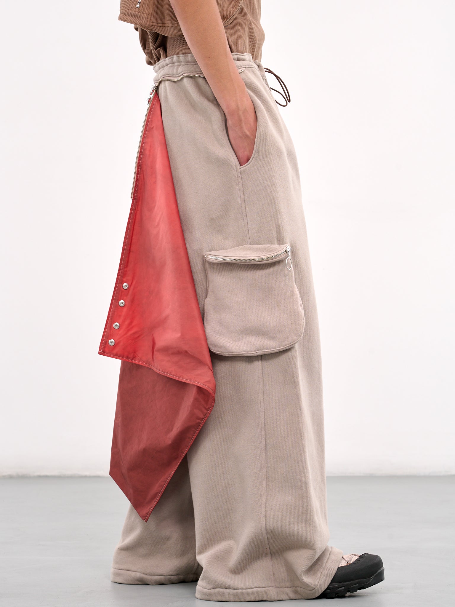 Layered Wrap Trousers (CCSR-TRS-JRSWRAP-GRAPHITE)