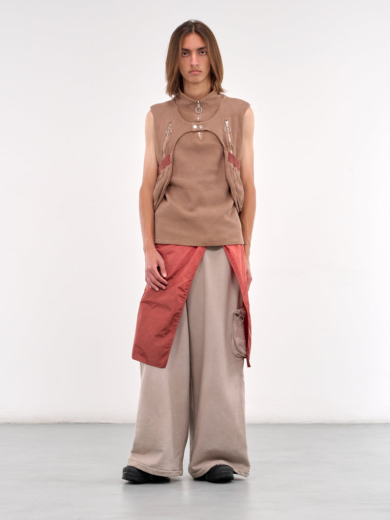 Layered Wrap Trousers (CCSR-TRS-JRSWRAP-GRAPHITE)