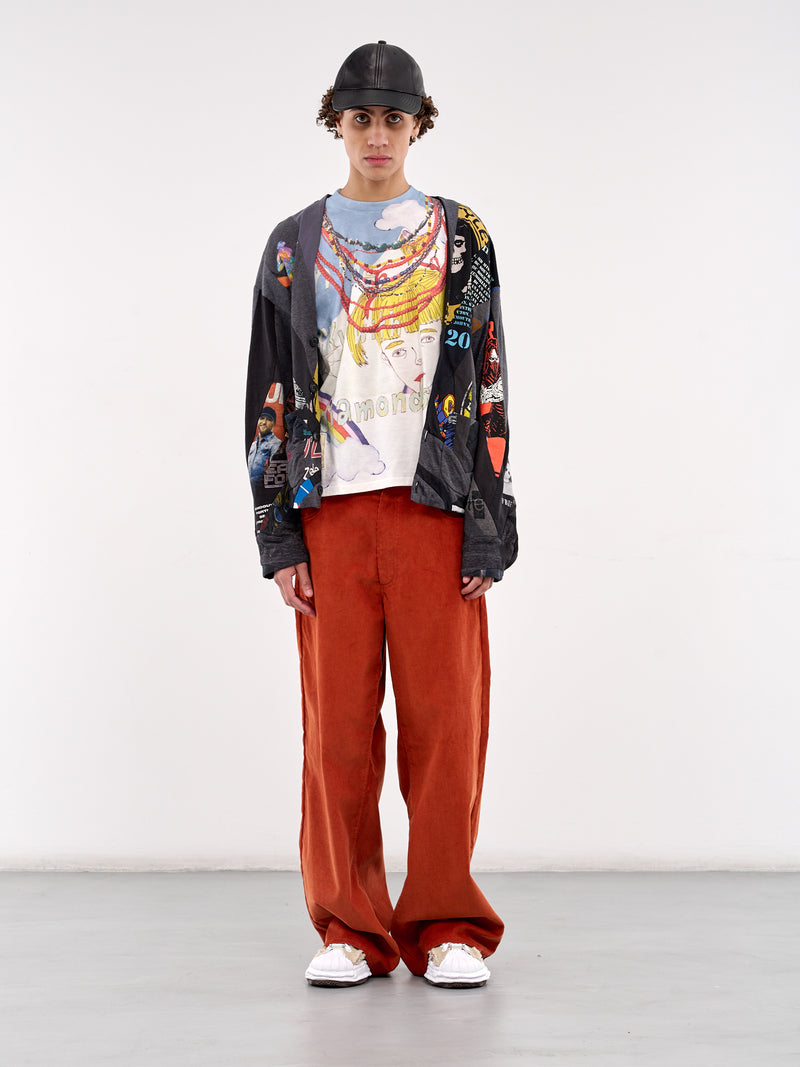 Patchwork Cardigan (CD-SV-NGS-1001-BLACK)