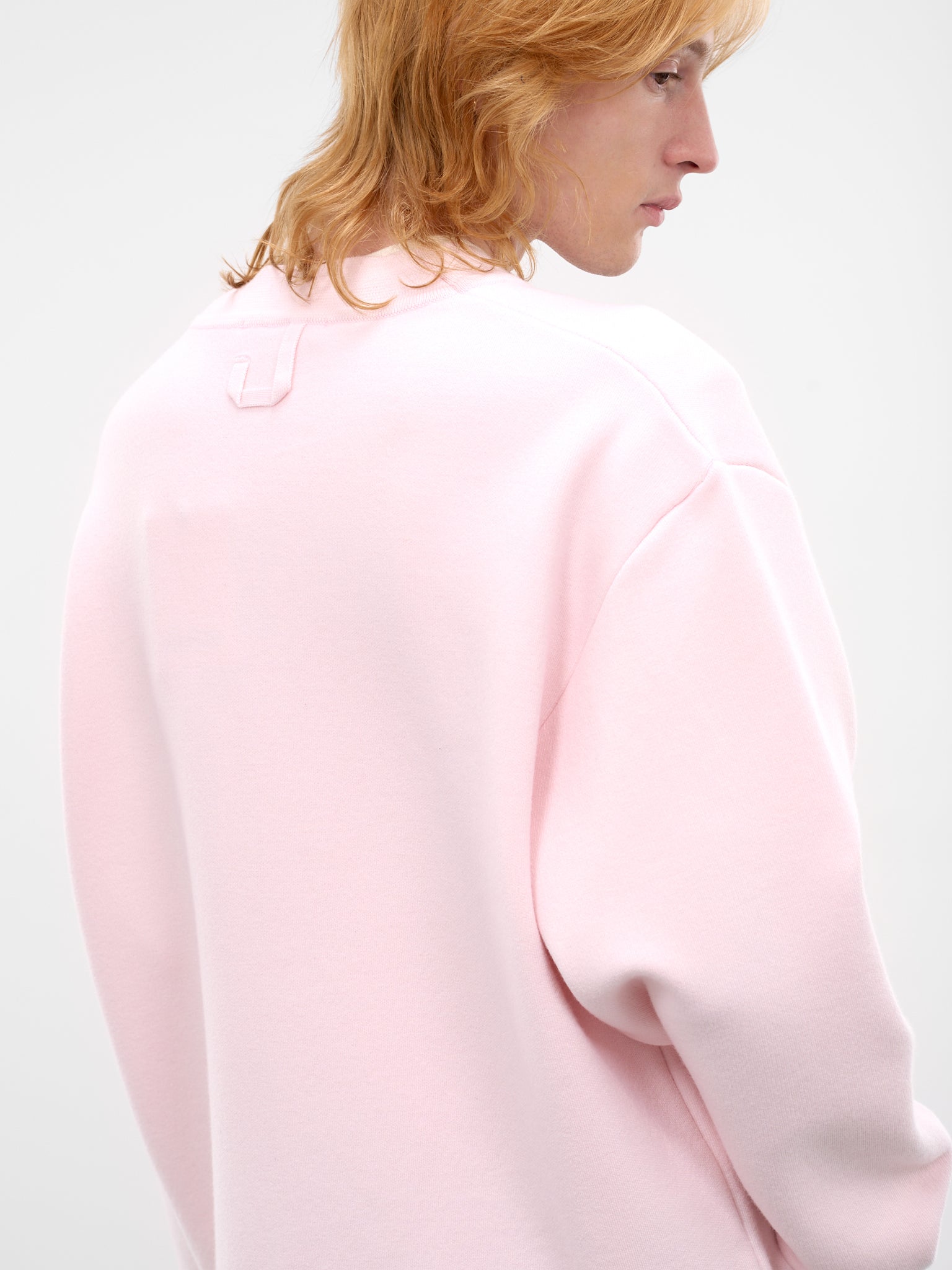 Pink Wool Knit Rounded Cardigan (CDM00292CK00185-LIGHT-PINK)