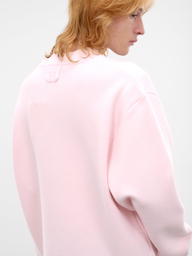 Pink Wool Knit Rounded Cardigan (CDM00292CK00185-LIGHT-PINK)