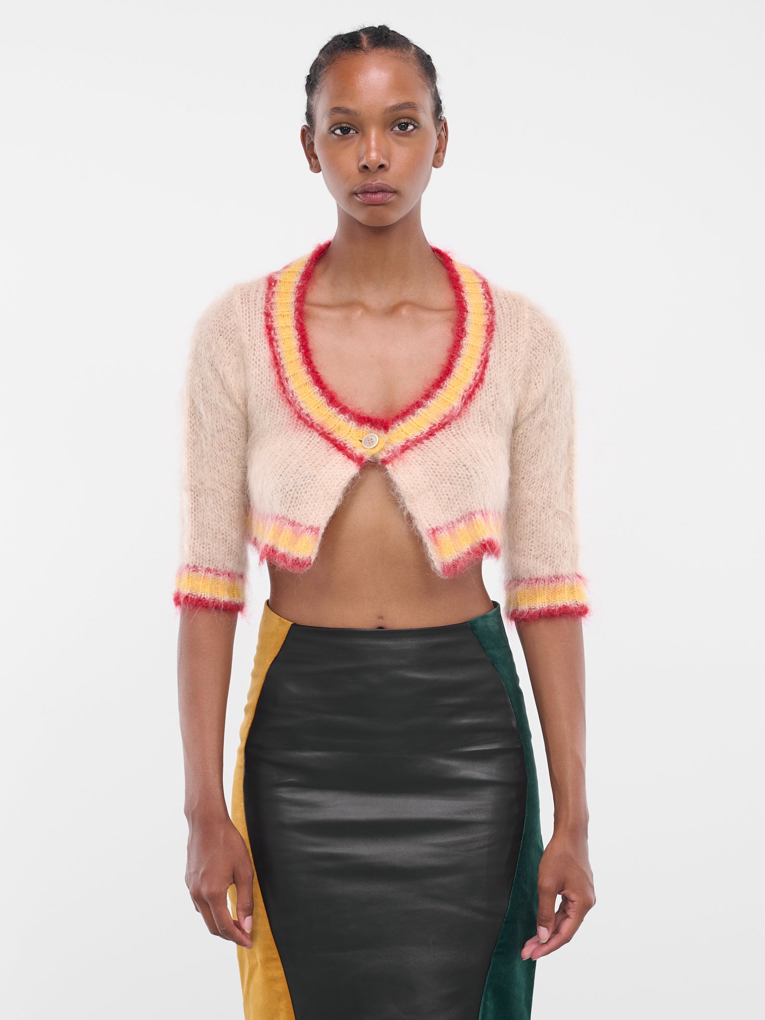 College Mohair Cardigan (CDMD0320Q0-UFU108-00W31-MULTI)
