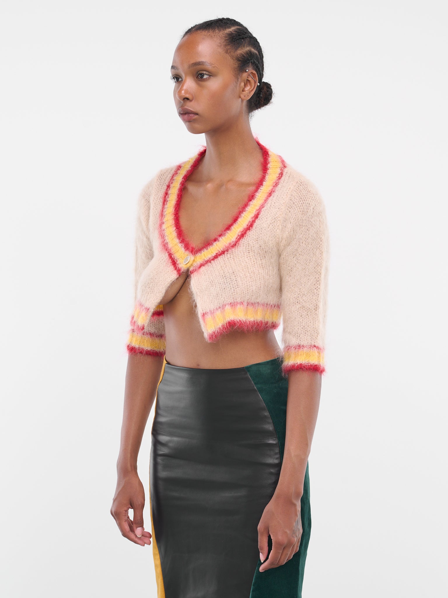 College Mohair Cardigan (CDMD0320Q0-UFU108-00W31-MULTI)