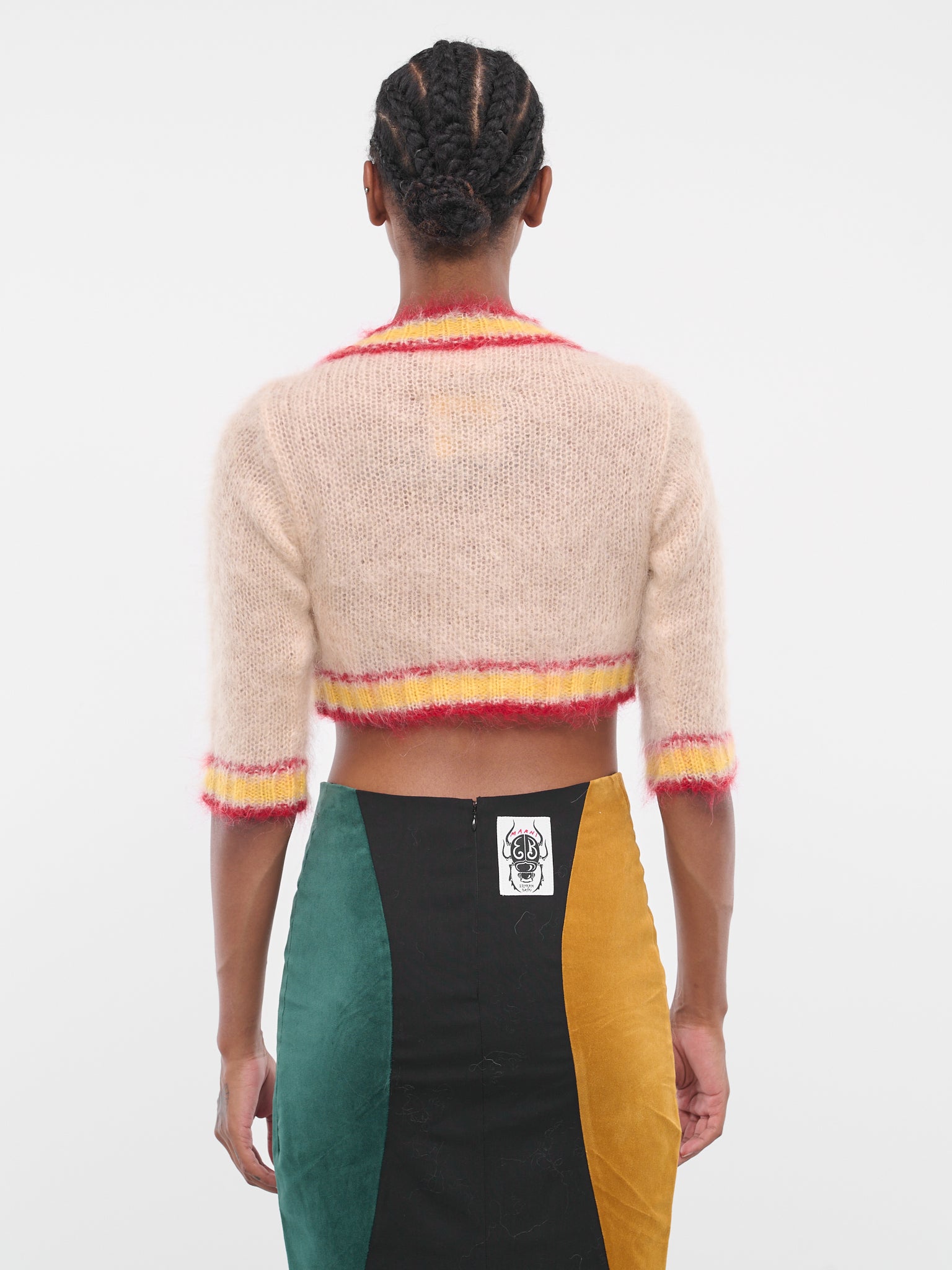 College Mohair Cardigan (CDMD0320Q0-UFU108-00W31-MULTI)