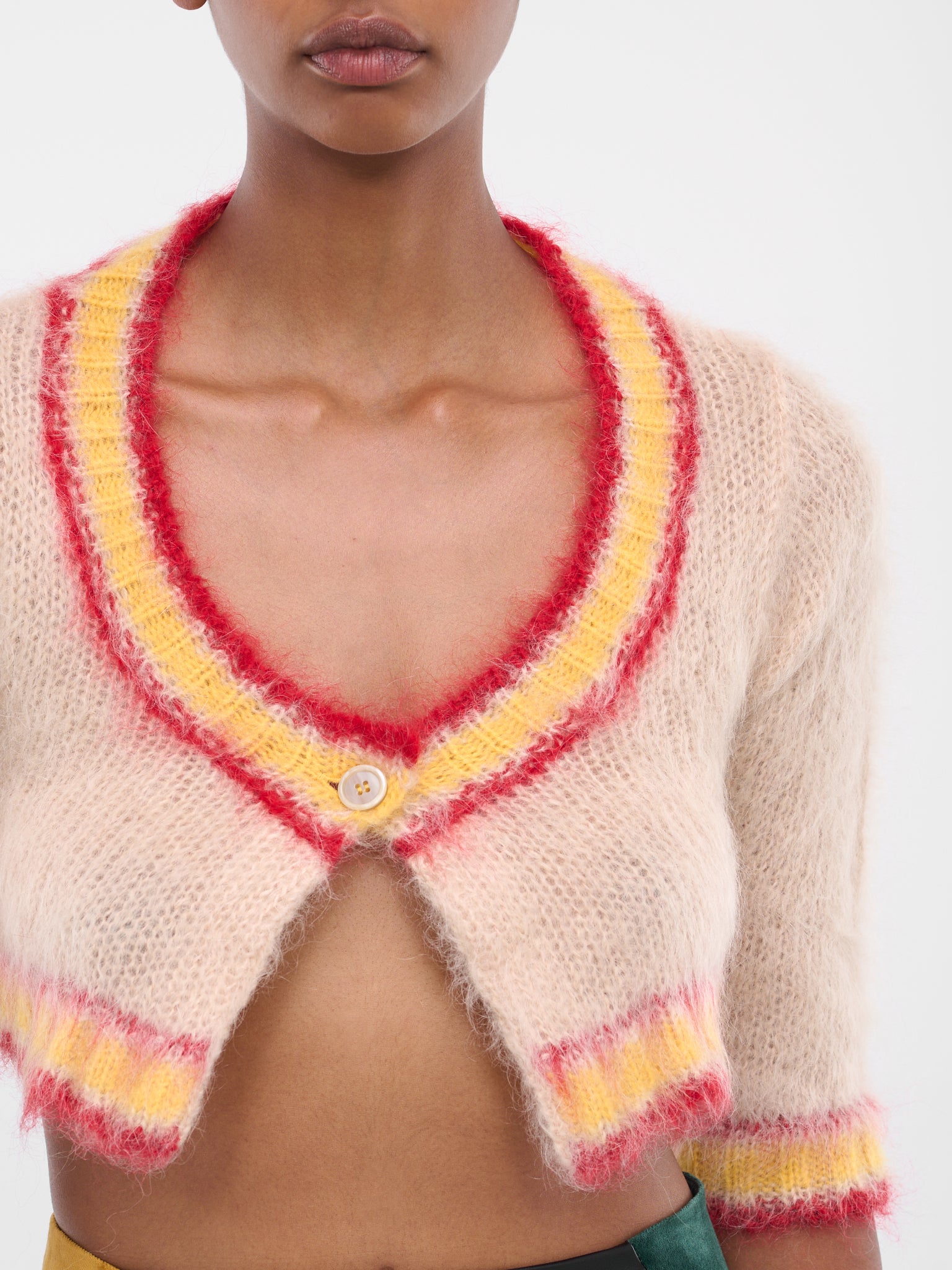 College Mohair Cardigan (CDMD0320Q0-UFU108-00W31-MULTI)
