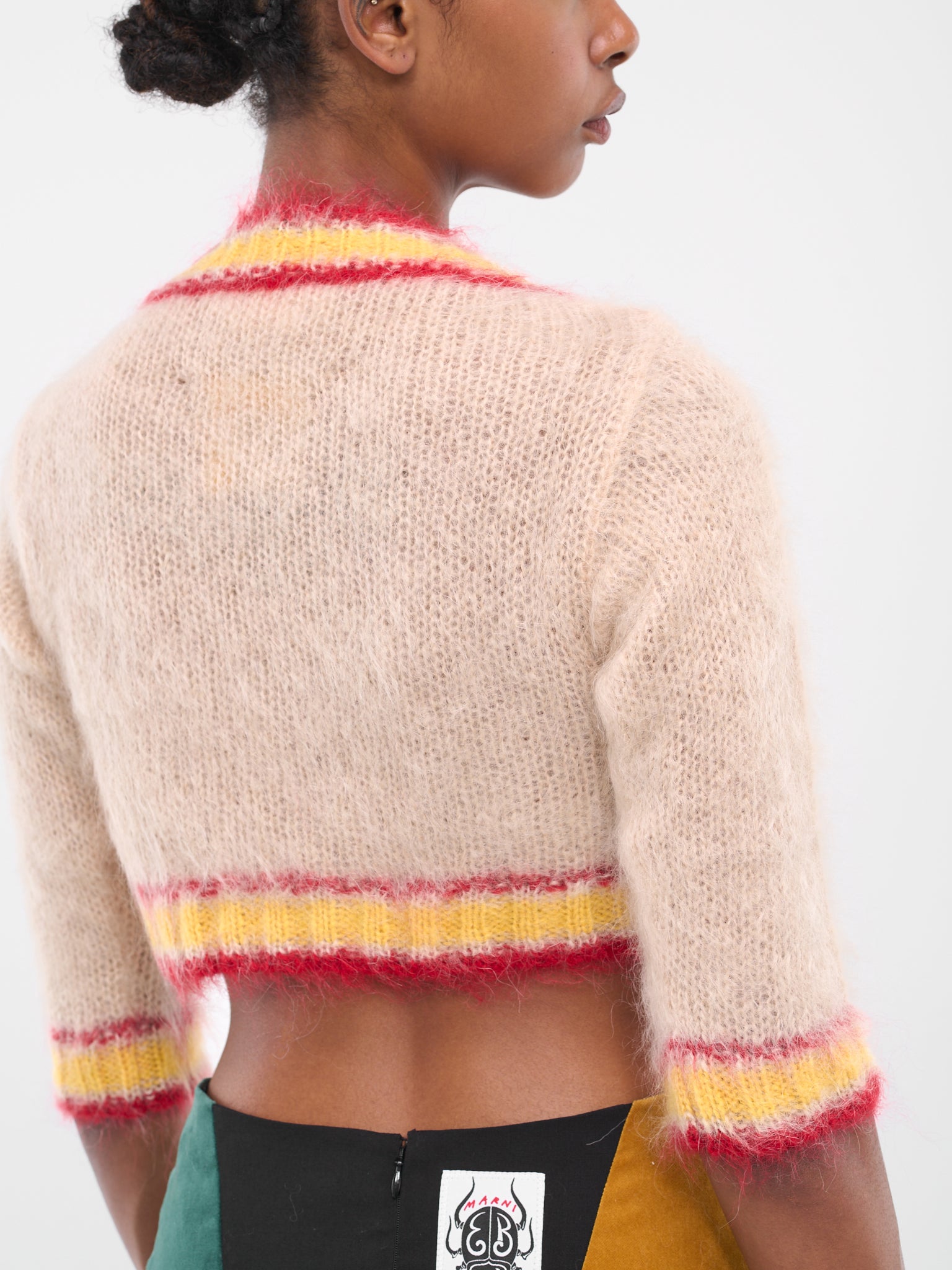 College Mohair Cardigan (CDMD0320Q0-UFU108-00W31-MULTI)