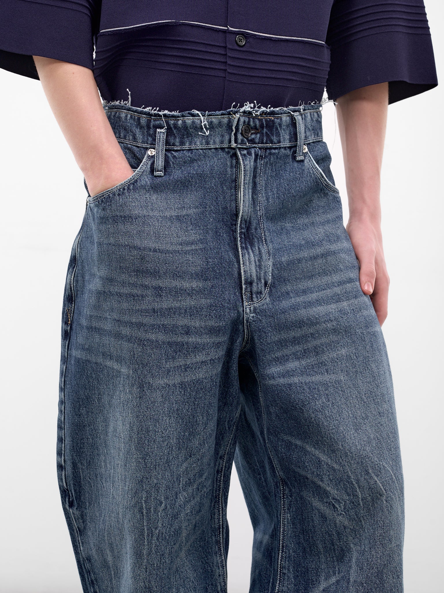 Vintage Wash Denim Wobbly Jeans (CF-21-15-03-02-VINTAGE-WASH)