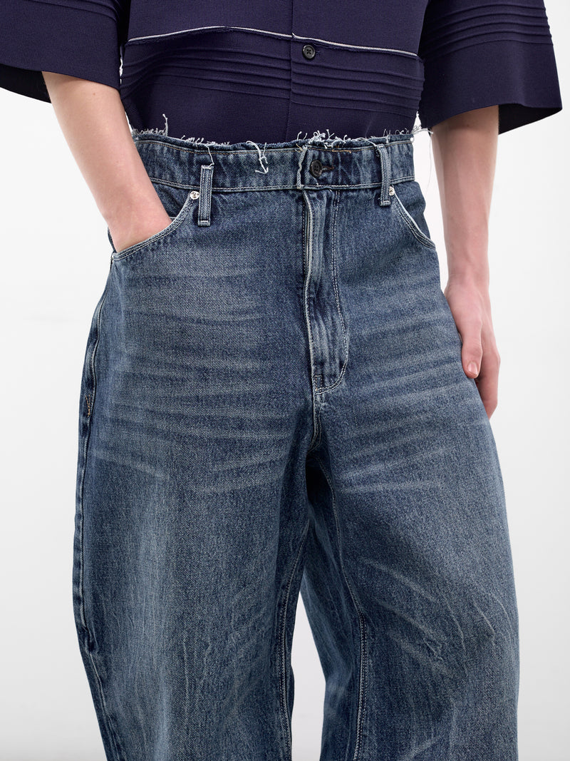 Vintage Wash Denim Wobbly Jeans (CF-21-15-03-02-VINTAGE-WASH)