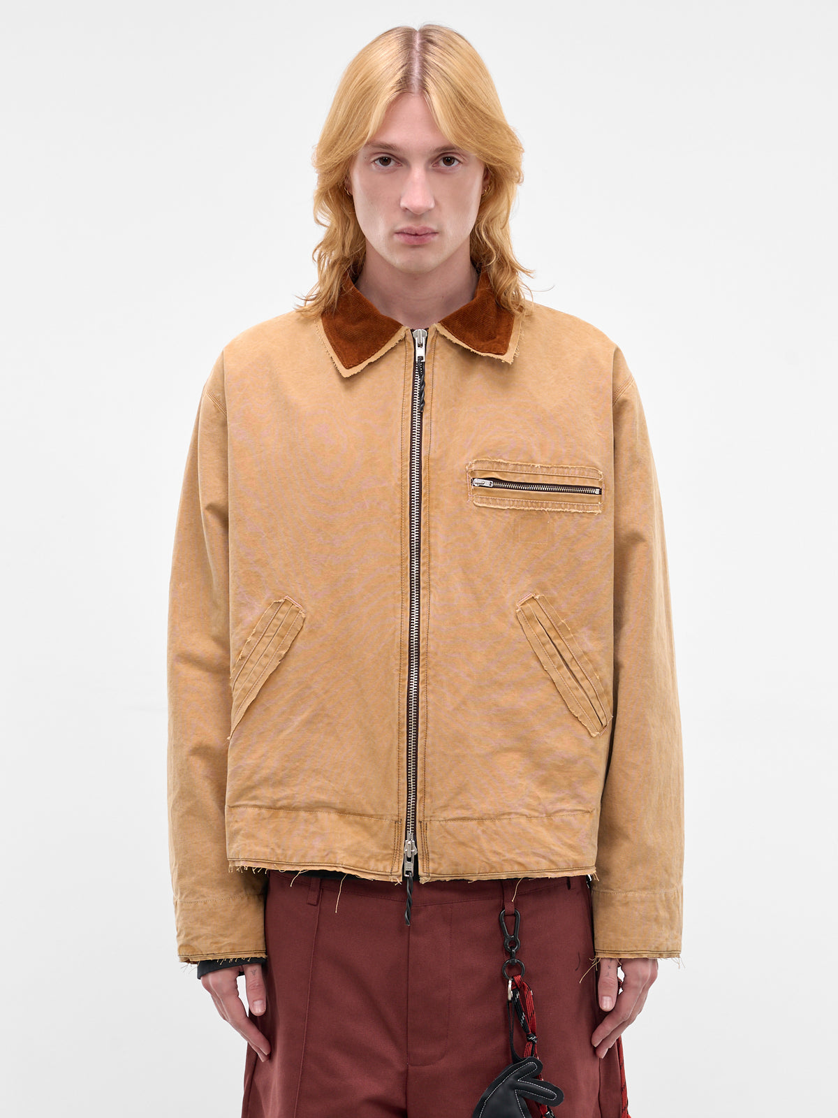Sand Deconstructed Workwear Jacket (CF-21-10-01-01-SAND-VINTAGE-WA)